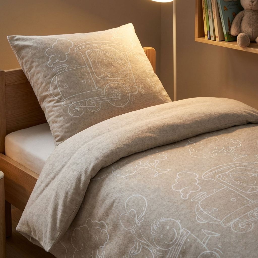 Biberna Kinderbettwäsche Flanell 0840521 | 547 Kitt