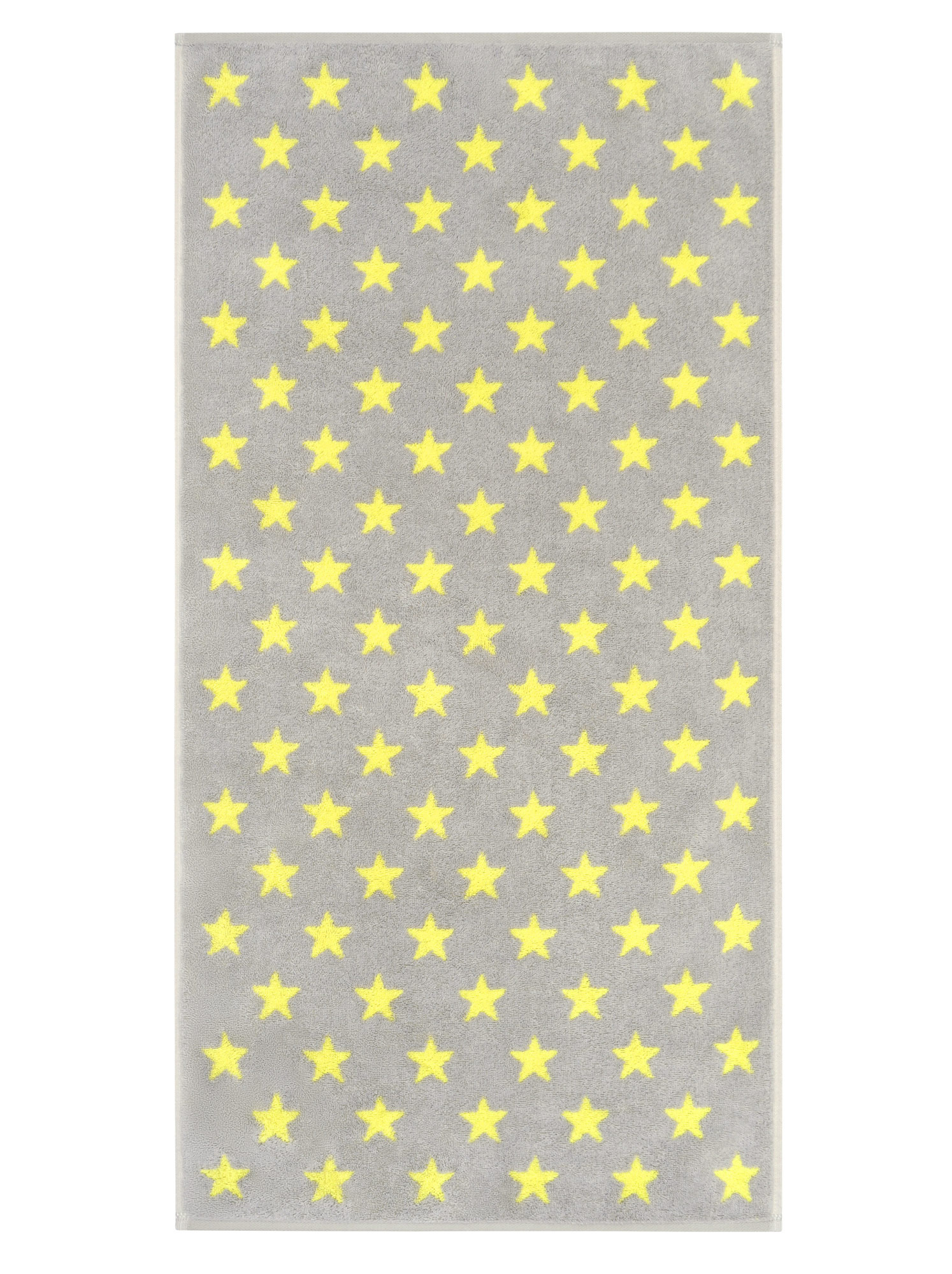 Cawö Handtuch New Stars 6261 | 75 platin/lime