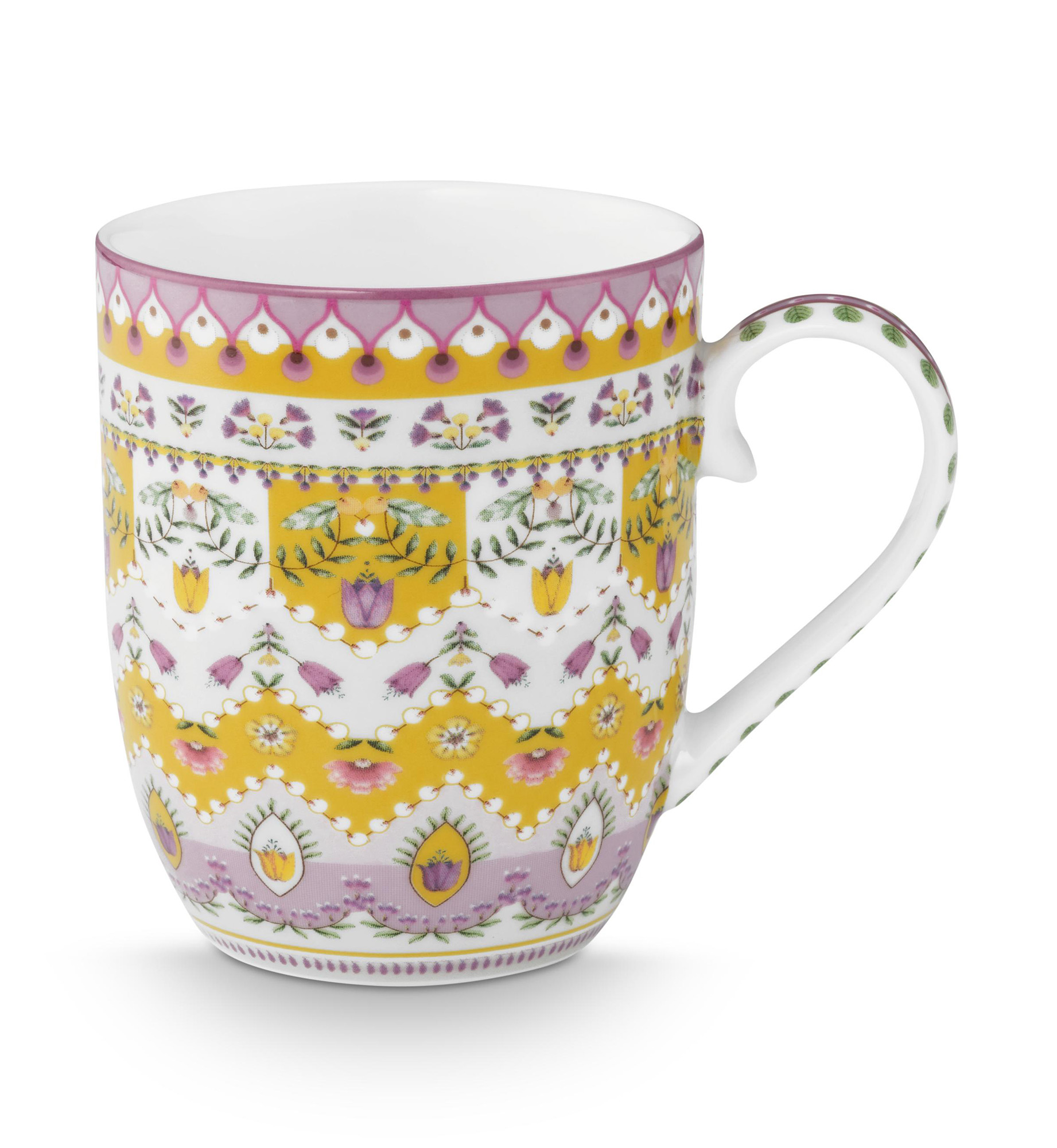 Pip Studio 2 Tassen klein Lily & Lotus | Yellow