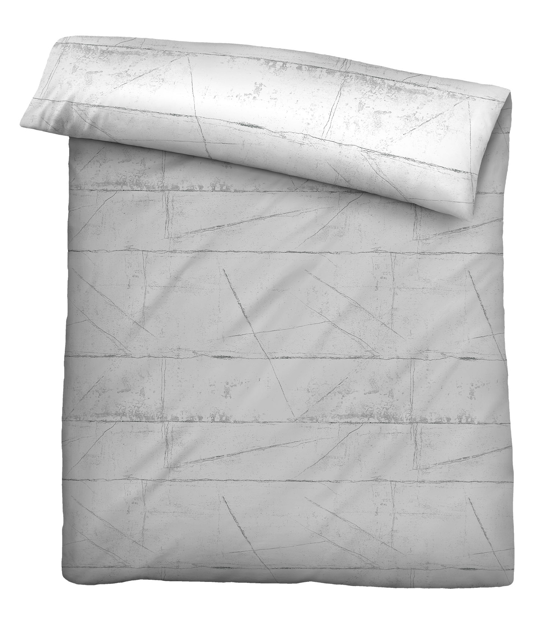 Biberna Satin-Bettwäsche 0614509 | 017 Sturmgrau