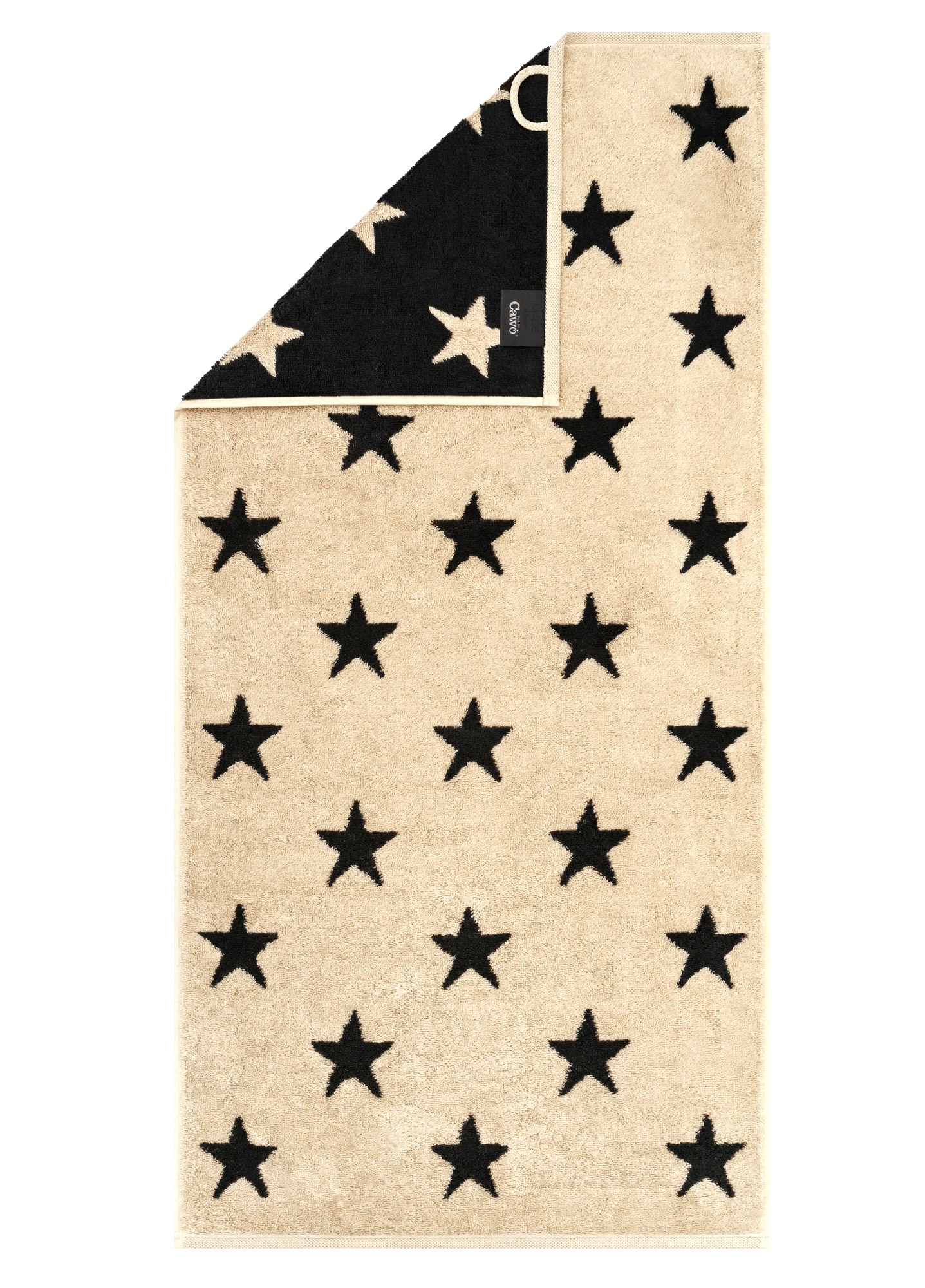 Cawö Handtuch New Stars 6260 | 37 beige/basalt