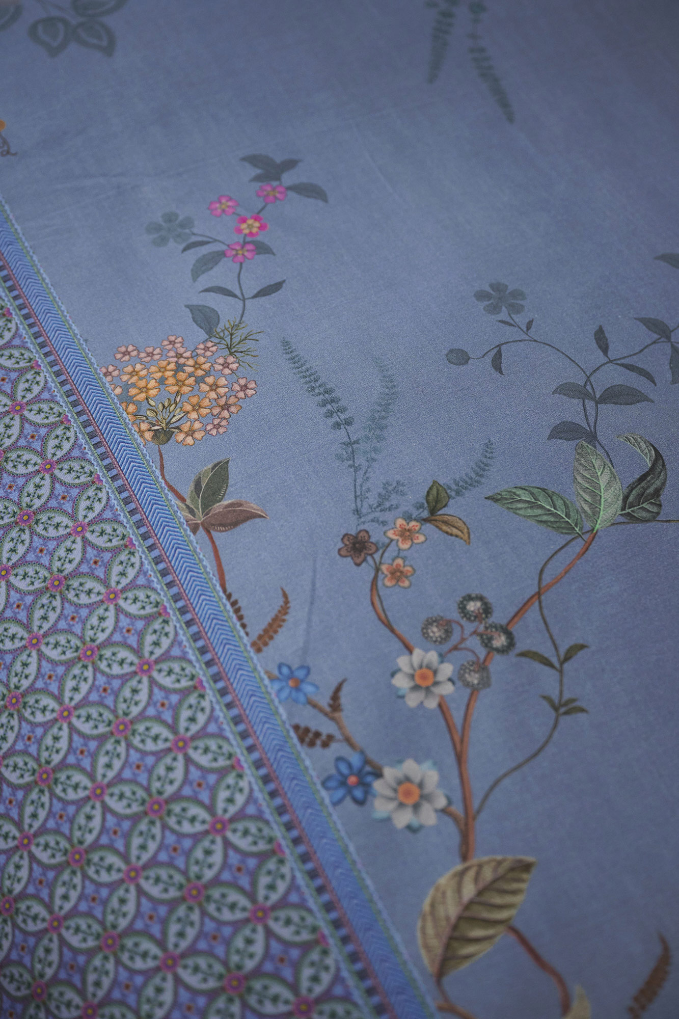 Pip Studio Perkalbettwäsche Bustani | Blue