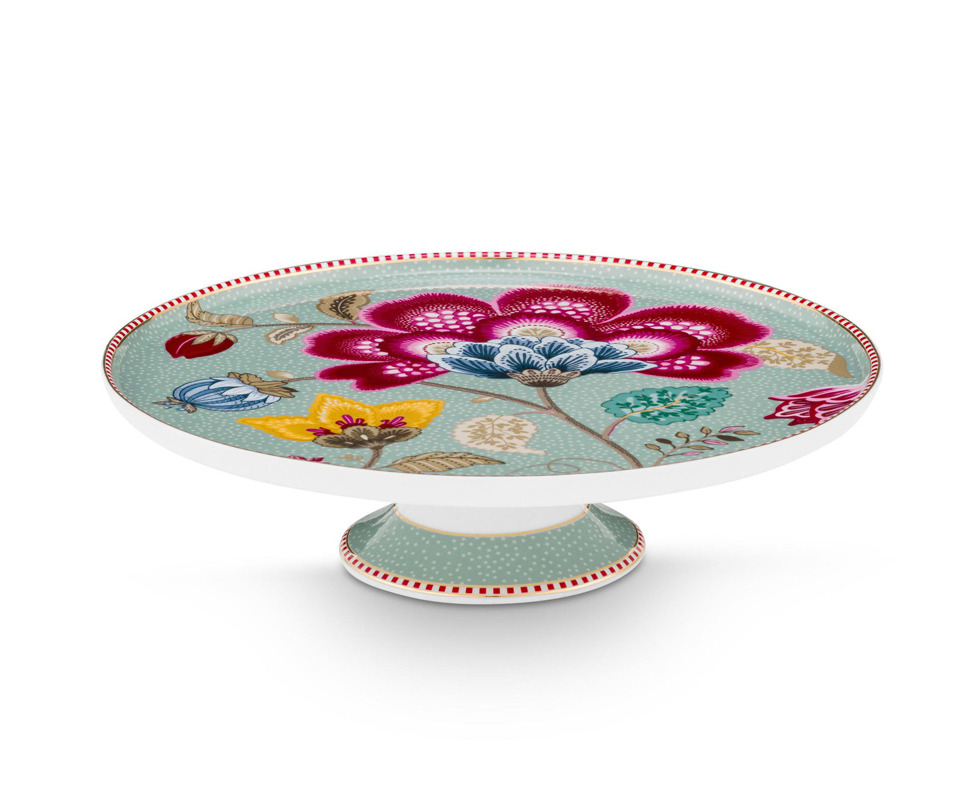 Pip Studio Mini-Kuchenteller Blooming Tales | Fantasy Blue