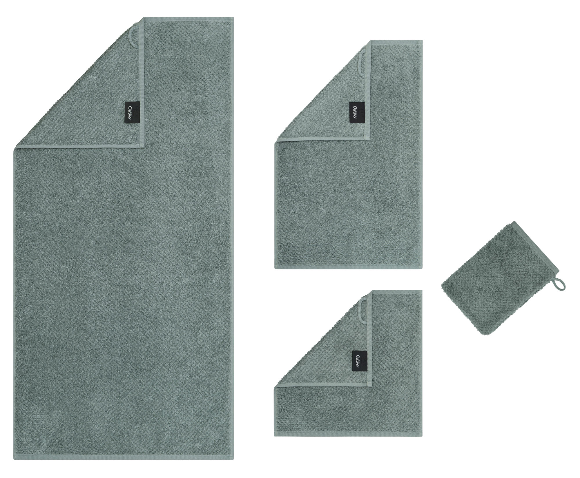 Cawö Handtuch  Pure 6500 | 426 mystic green