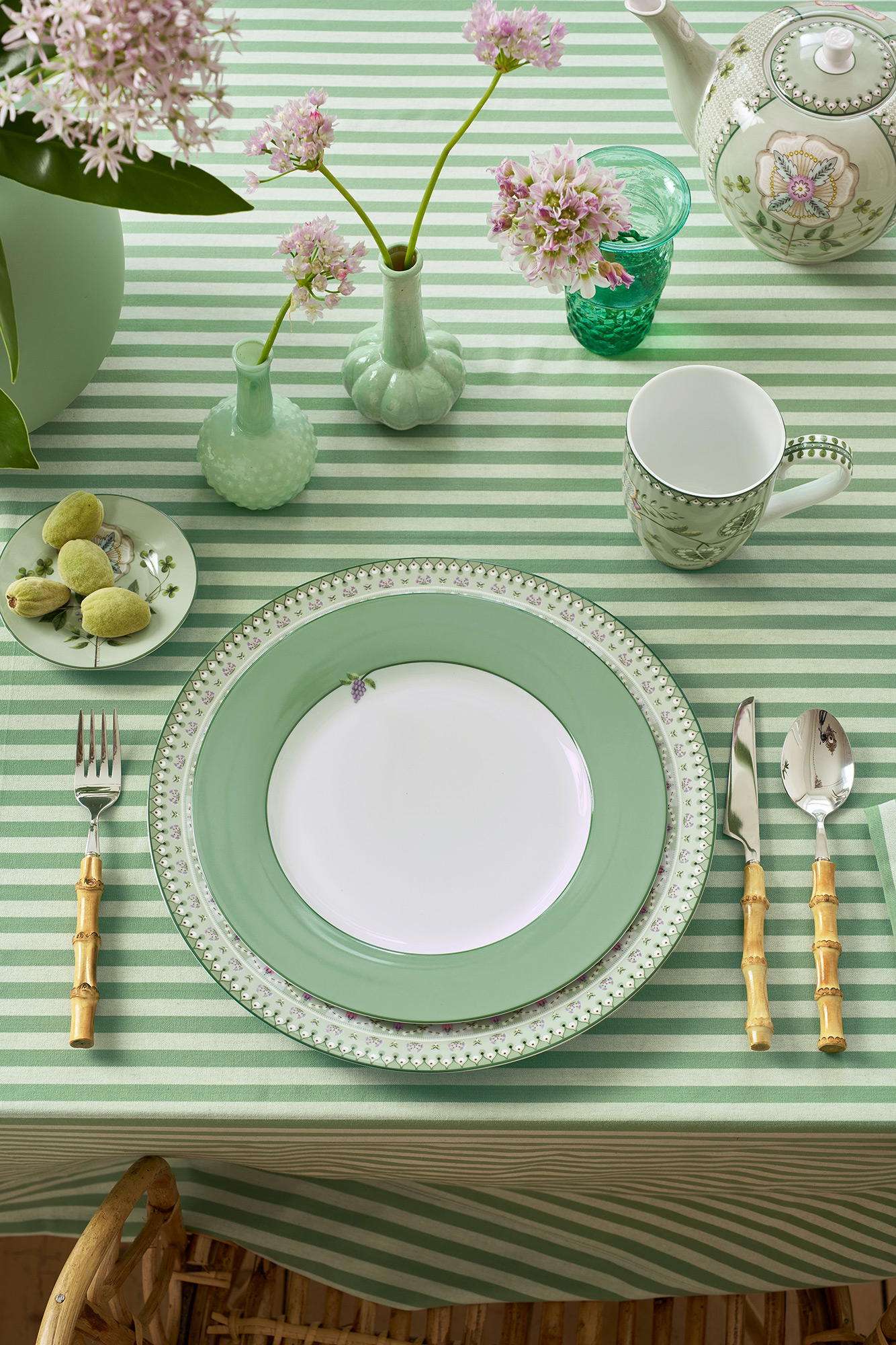 Pip Studio Essteller Lily&Lotus | hellgrün