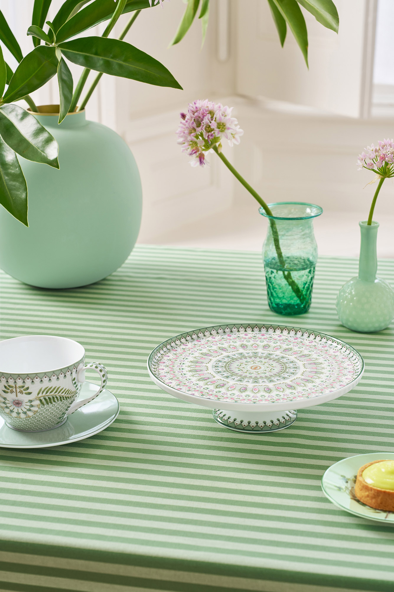 Pip Studio Tortenteller Lily&Lotus | hellgrün