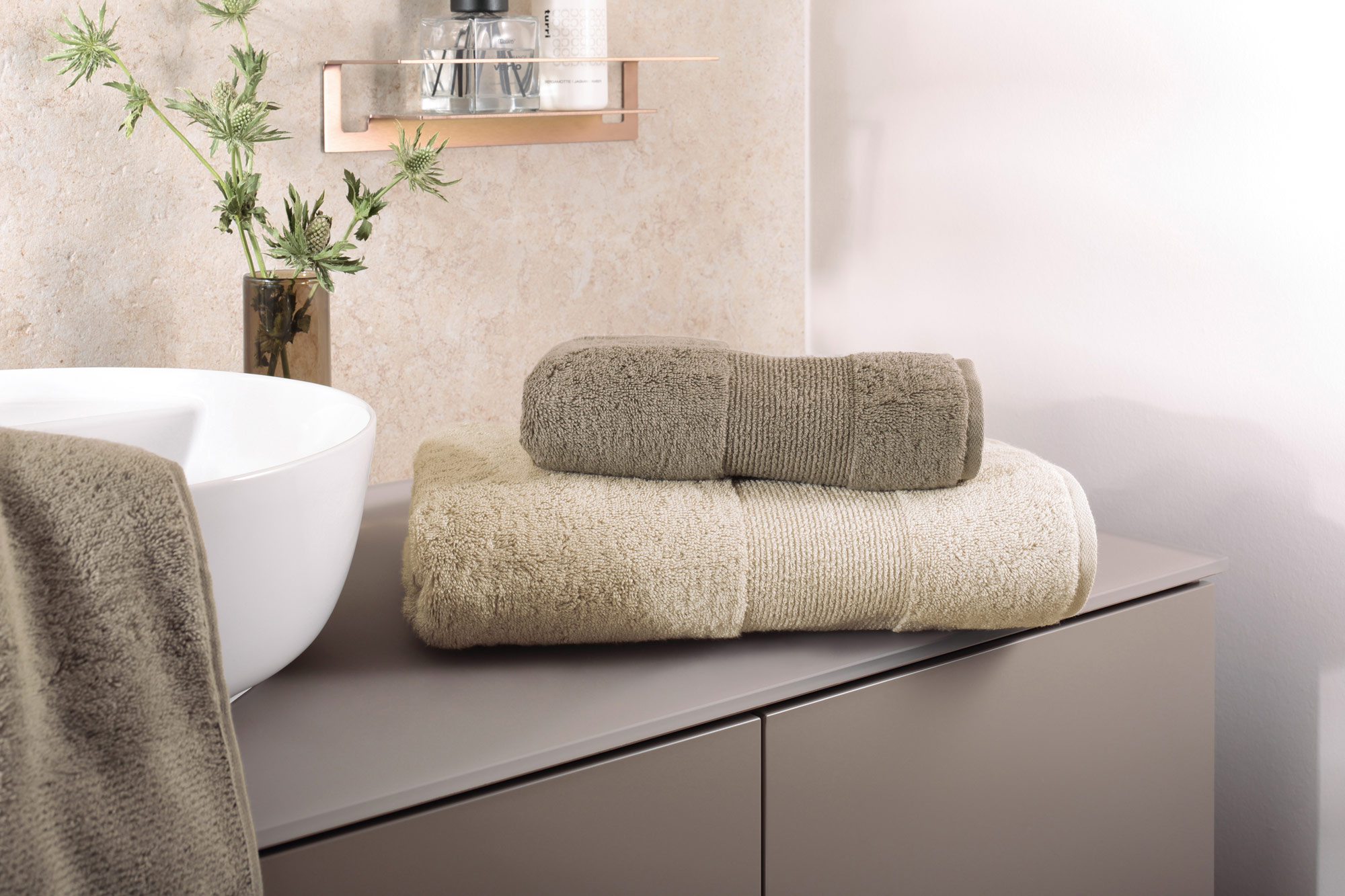 Cawö Handtuch The Luxury 5000 | 779 graphit