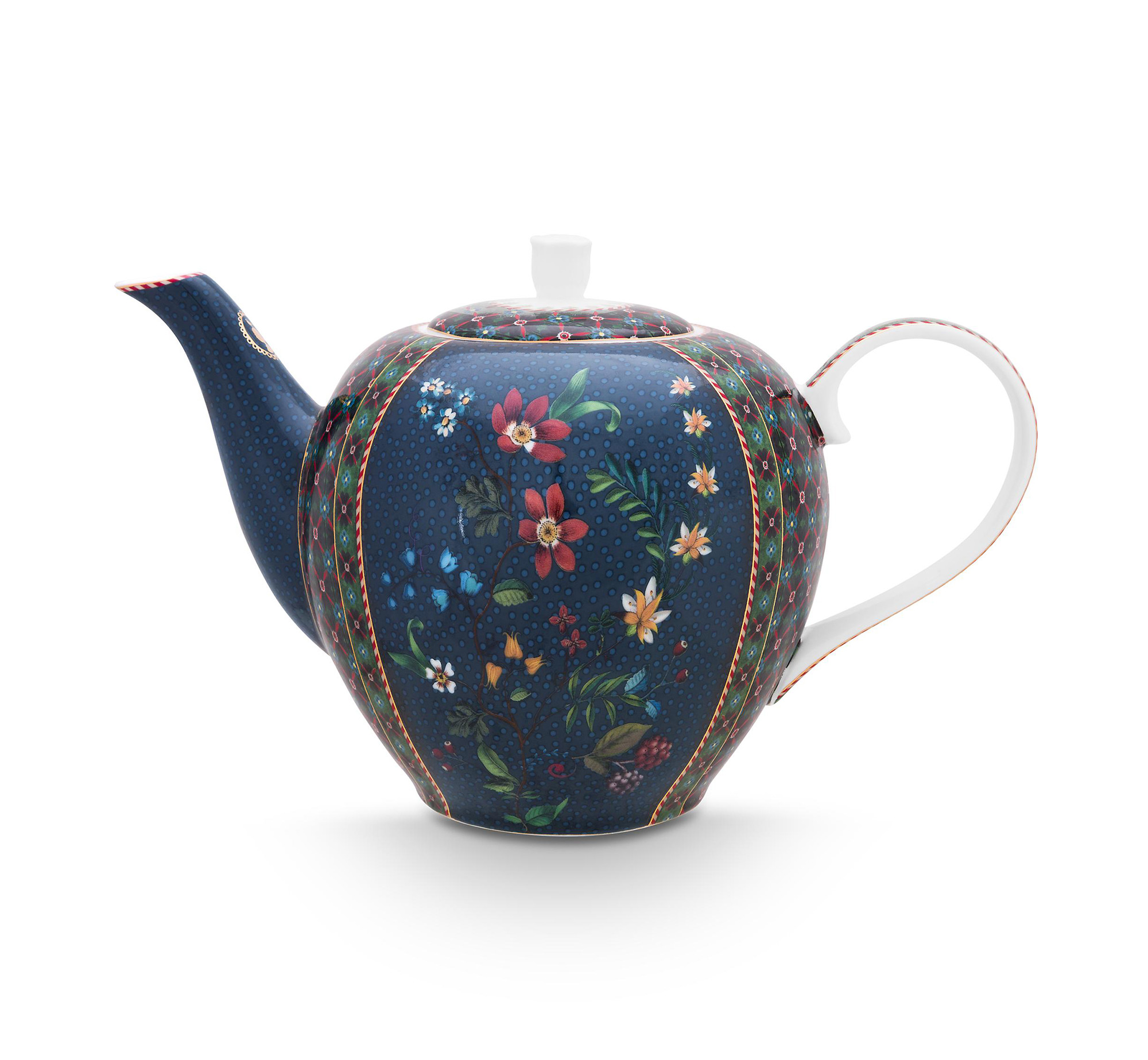 Pip Studio Teekanne gross Berry Blues | blau