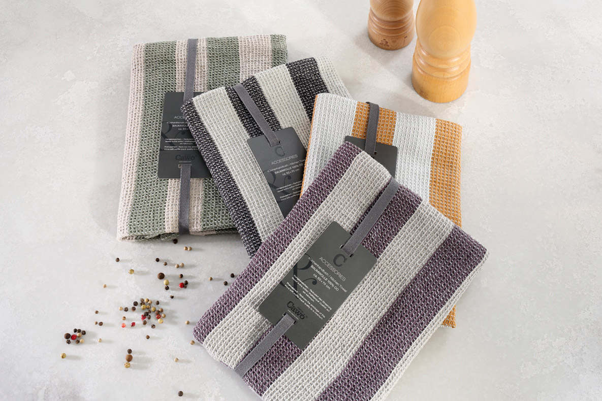 Cawö Küchenhandtuch Piqué Cuisine 536 | 43 field/natur