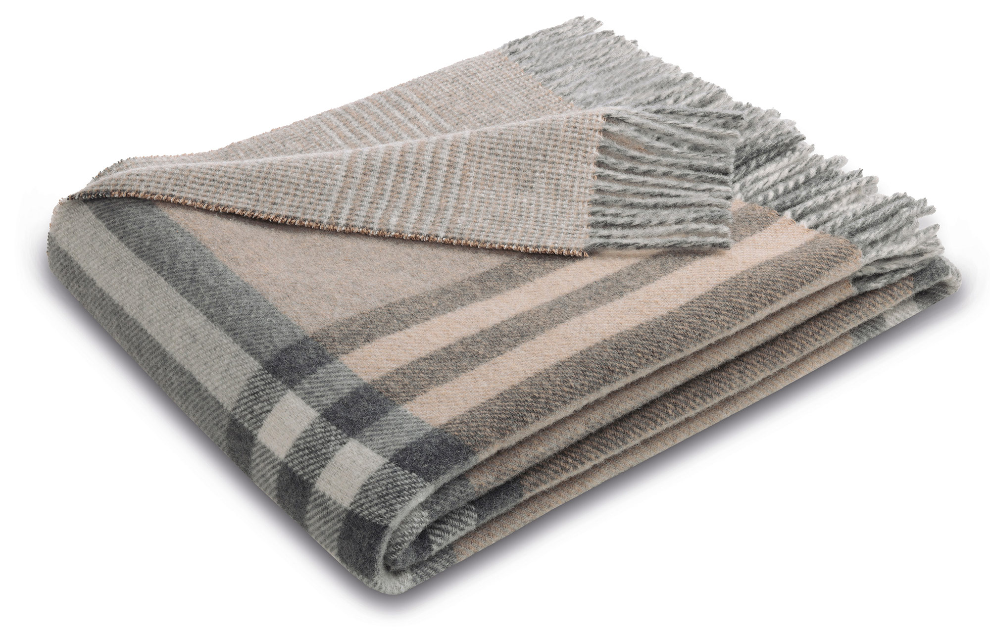 Biederlack Plaid / Decke Twin Check
