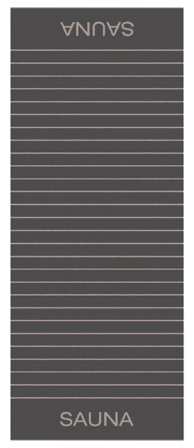 Cawö Saunatuch Balance 6237 | 73 anthrazit