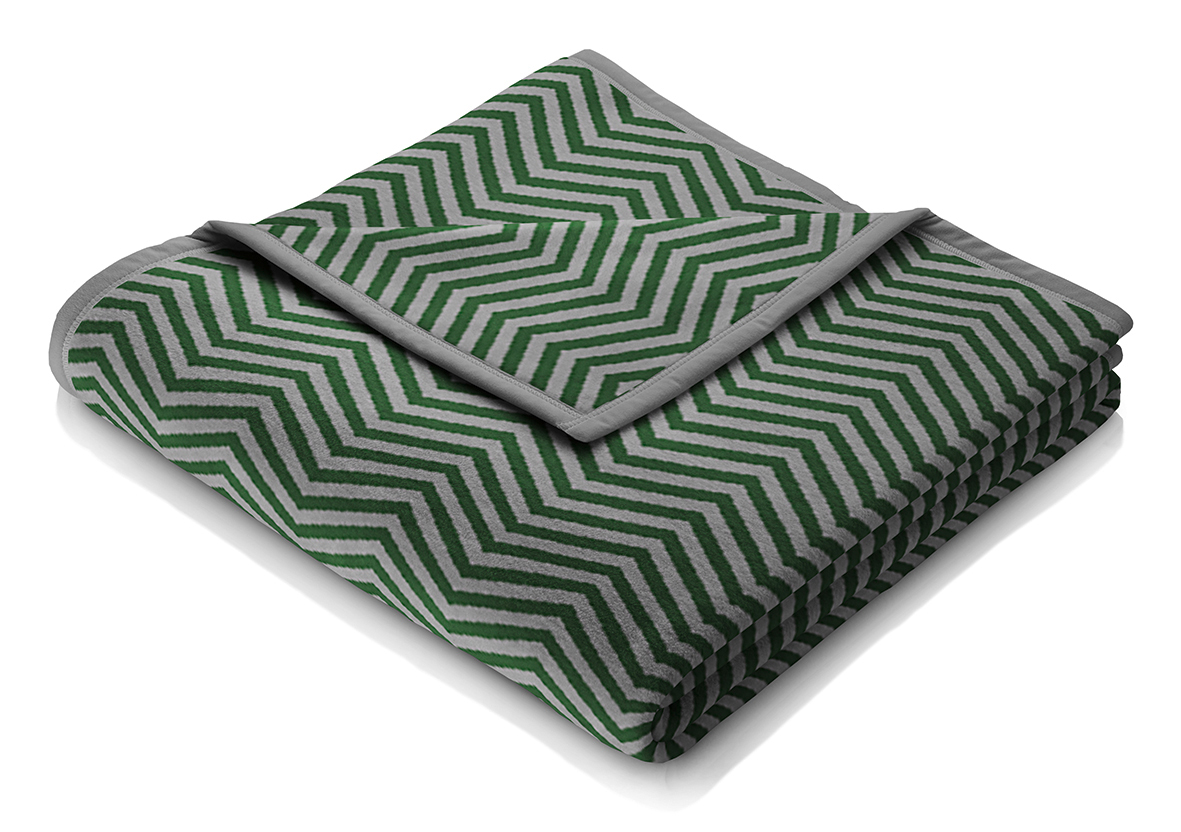Biederlack Wohndecke Orion HS | Zickzack alge