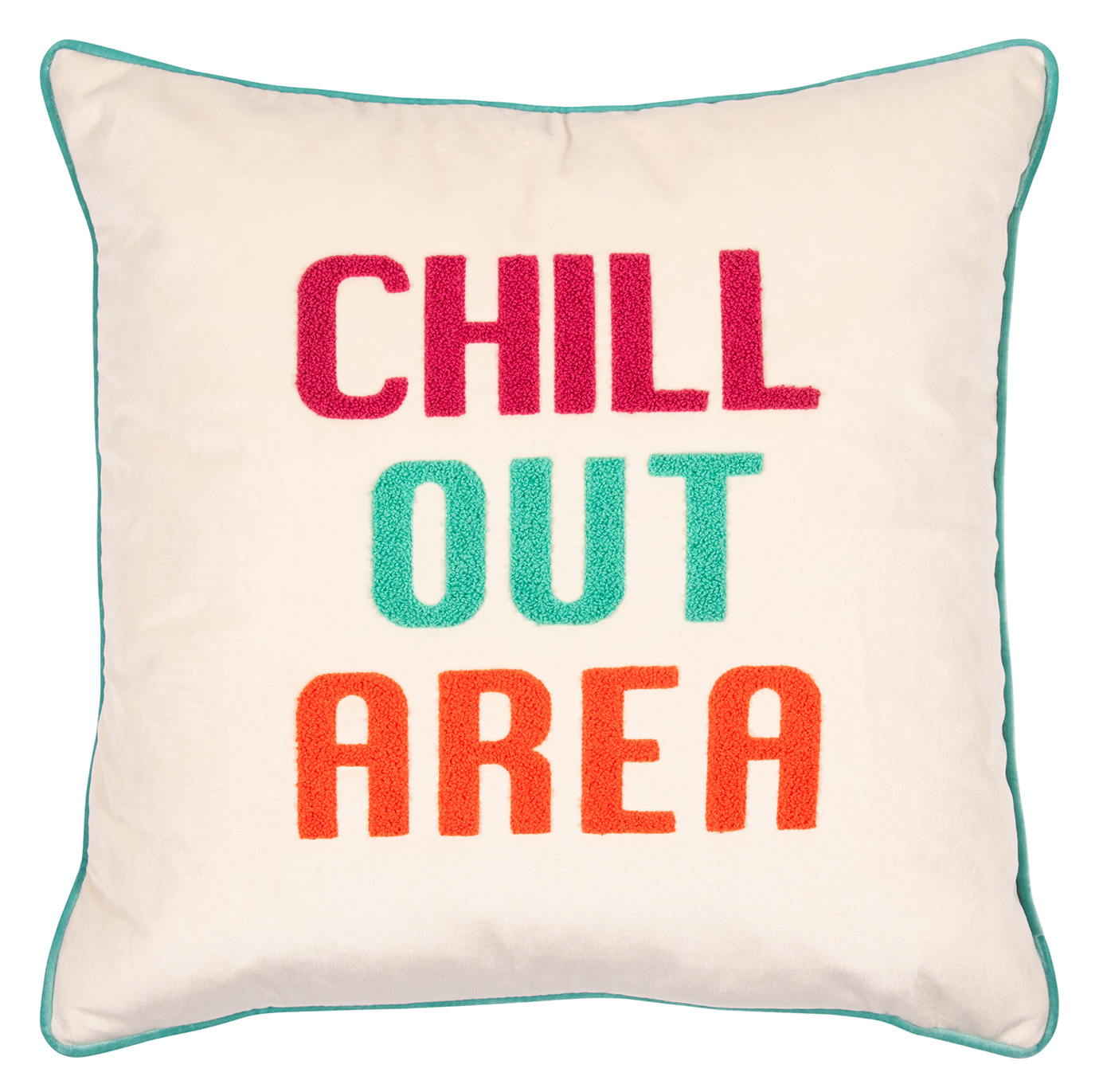 Pad Kissenhülle Letters CHILL OUT | multi-sand