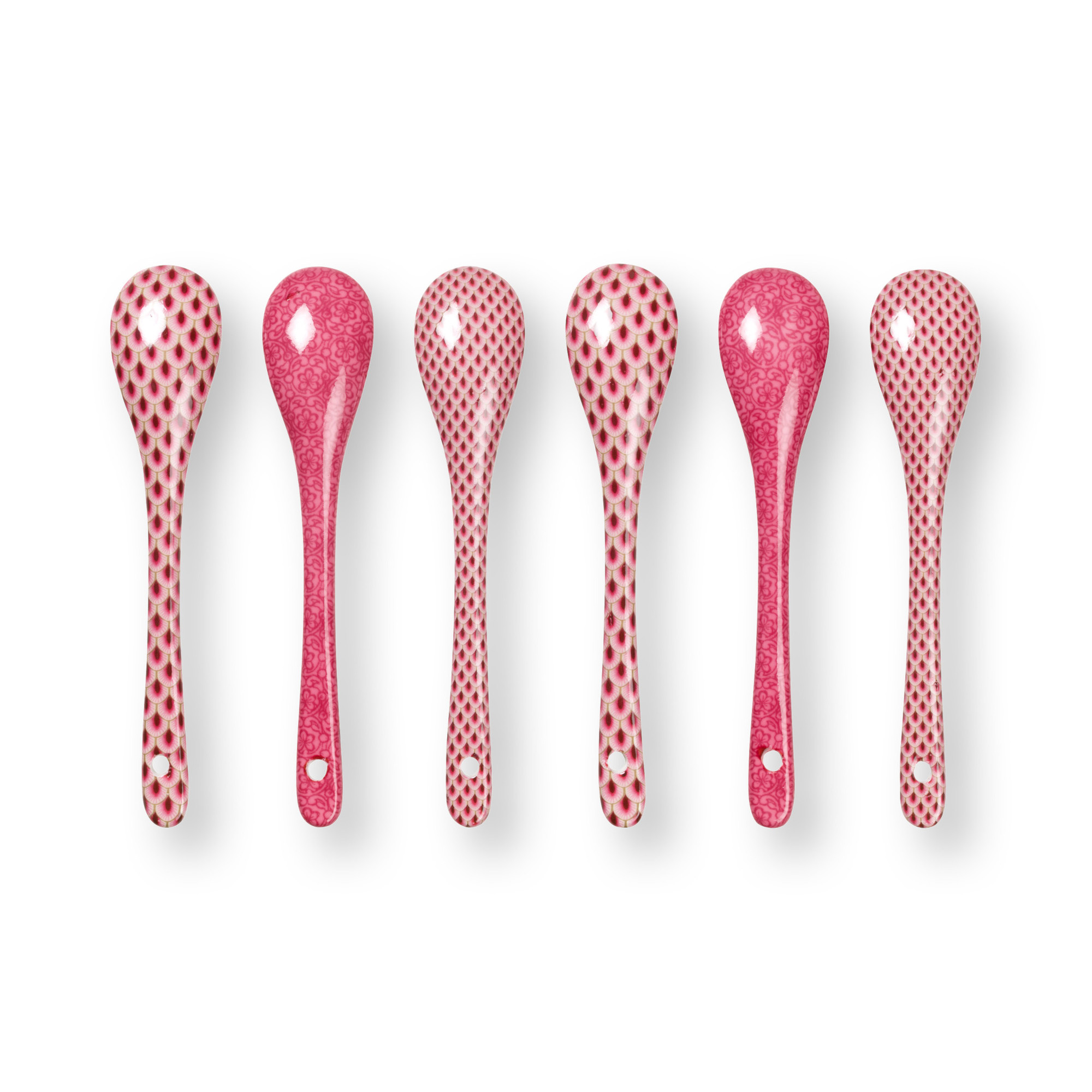 Pip Studio Geschenkset Teelöffel Flower Festival | Dunkelpin