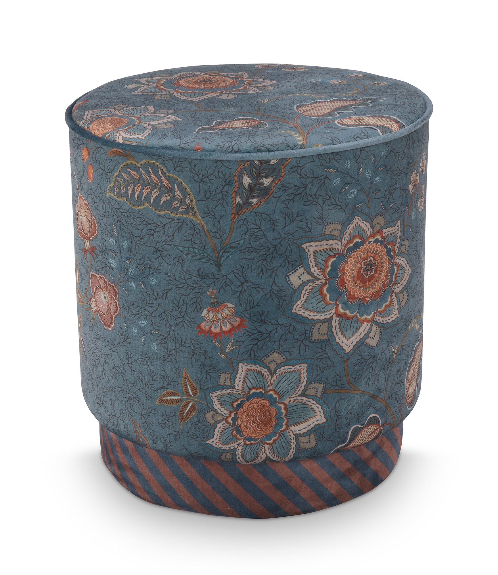 Pip Studio Pouf Sitzpouf Mumbai Morning | blau