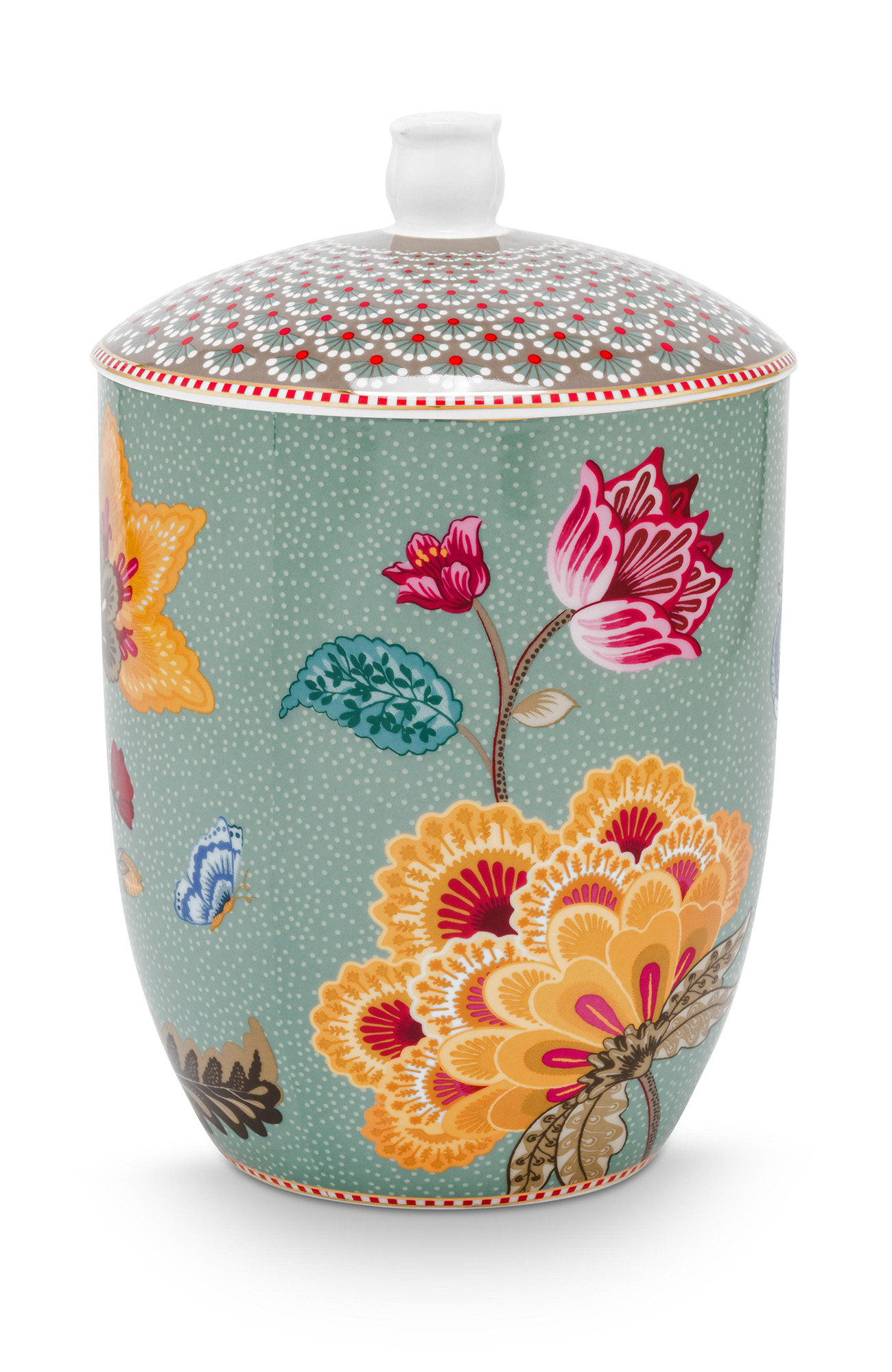 Pip Studio Vorratsdose Blooming Tales | Blue