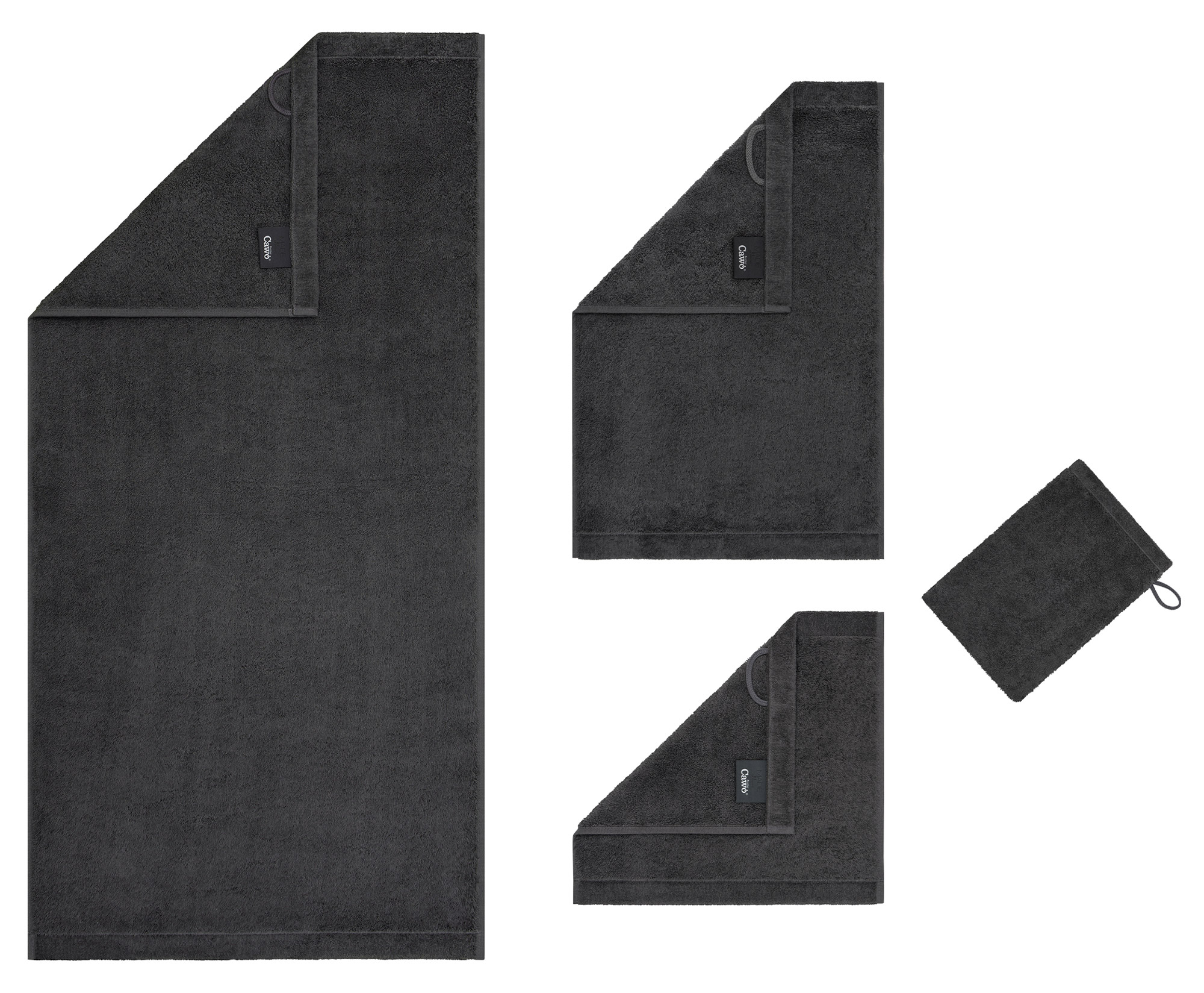 Cawö Handtuch Lifestyle 7007 | 740 basalt
