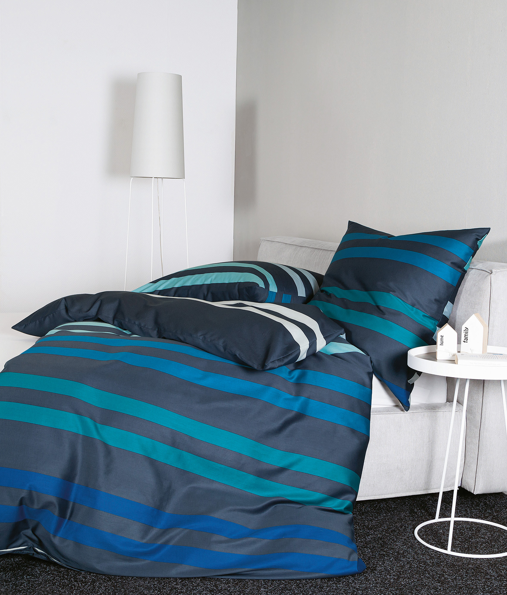 Janine Satinbettwäsche J. D. | 02 denimblau