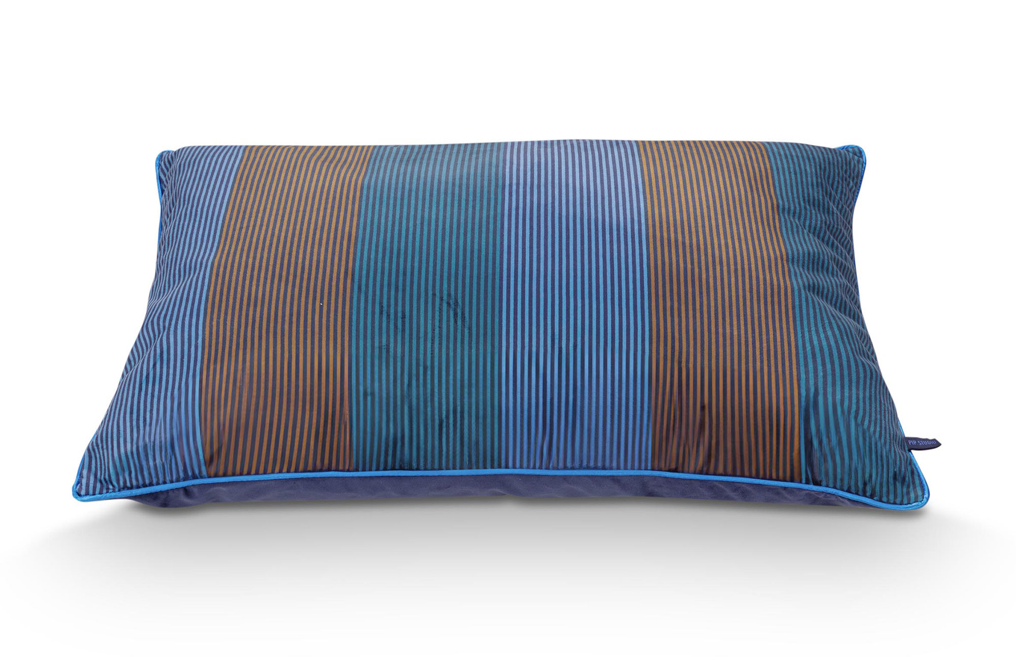 Pip Studio Kissen Multi Stripe | blau