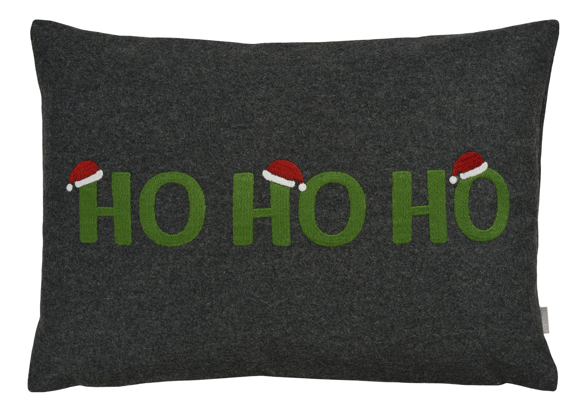 Sander Kissenhülle Ho Ho Ho | 34 graphite Sander Kissenhülle Ho Ho Ho | 34 graphite