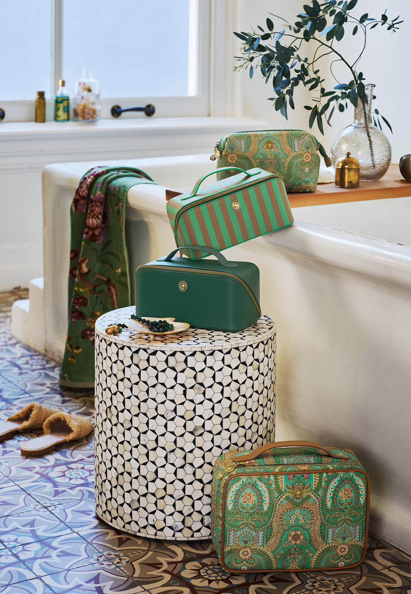 Pip Studio Kosmetiktasche Jabali | grün