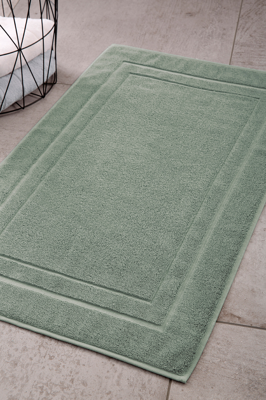 Cawö Badematte Classic 303 | 470 nordic green