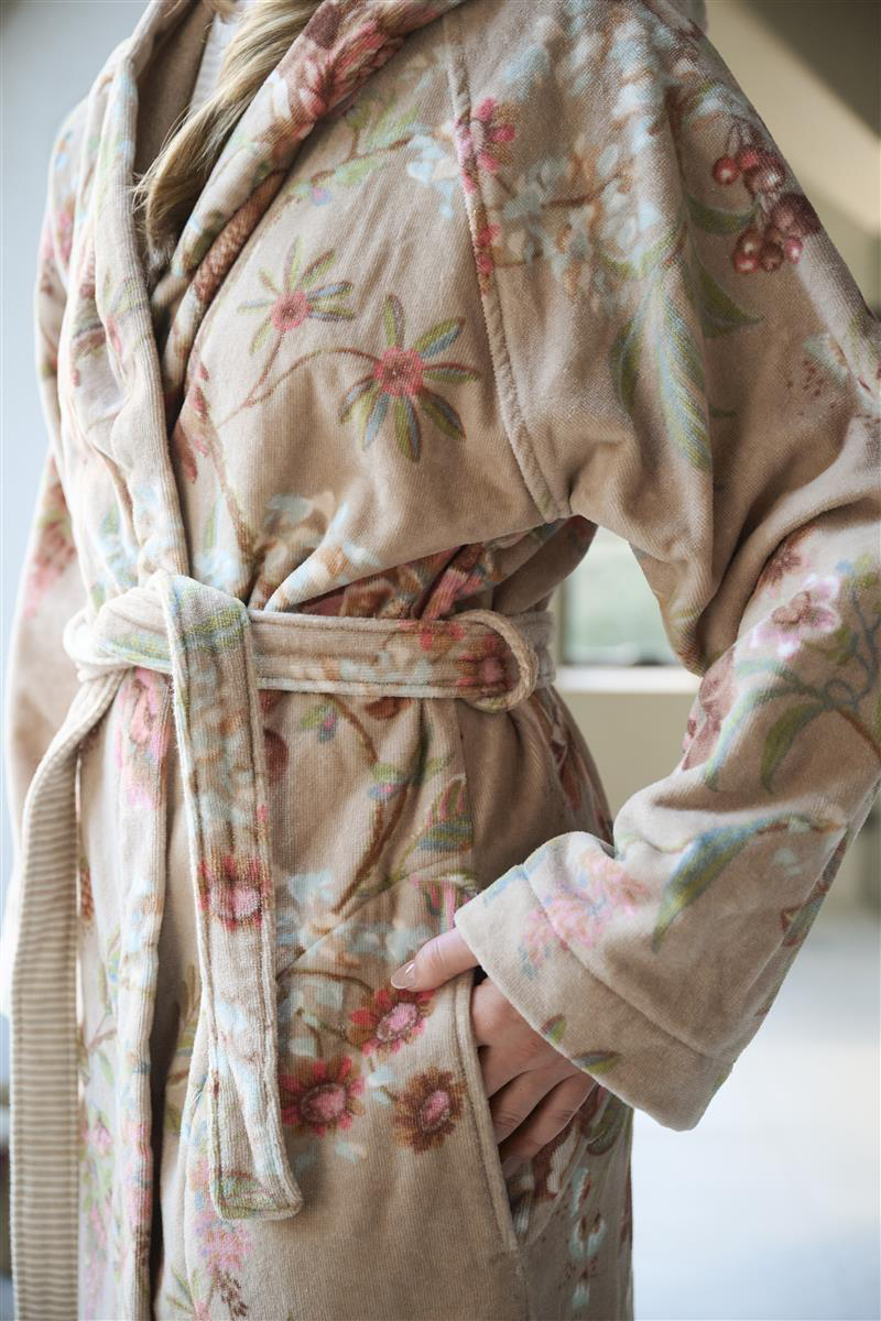 Pip Studio Bademantel Secret Garden | Khaki