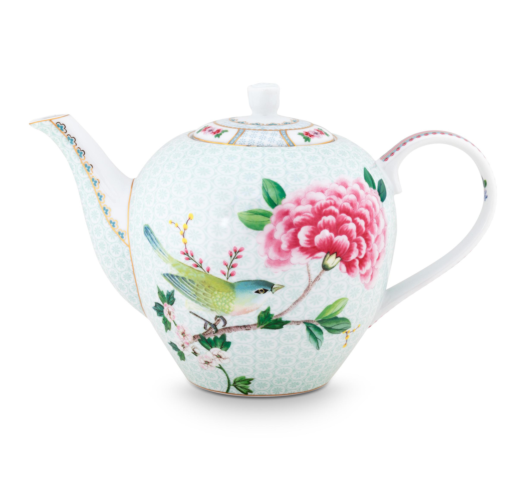 Pip Studio Teekanne Blushing Birds |  weiss