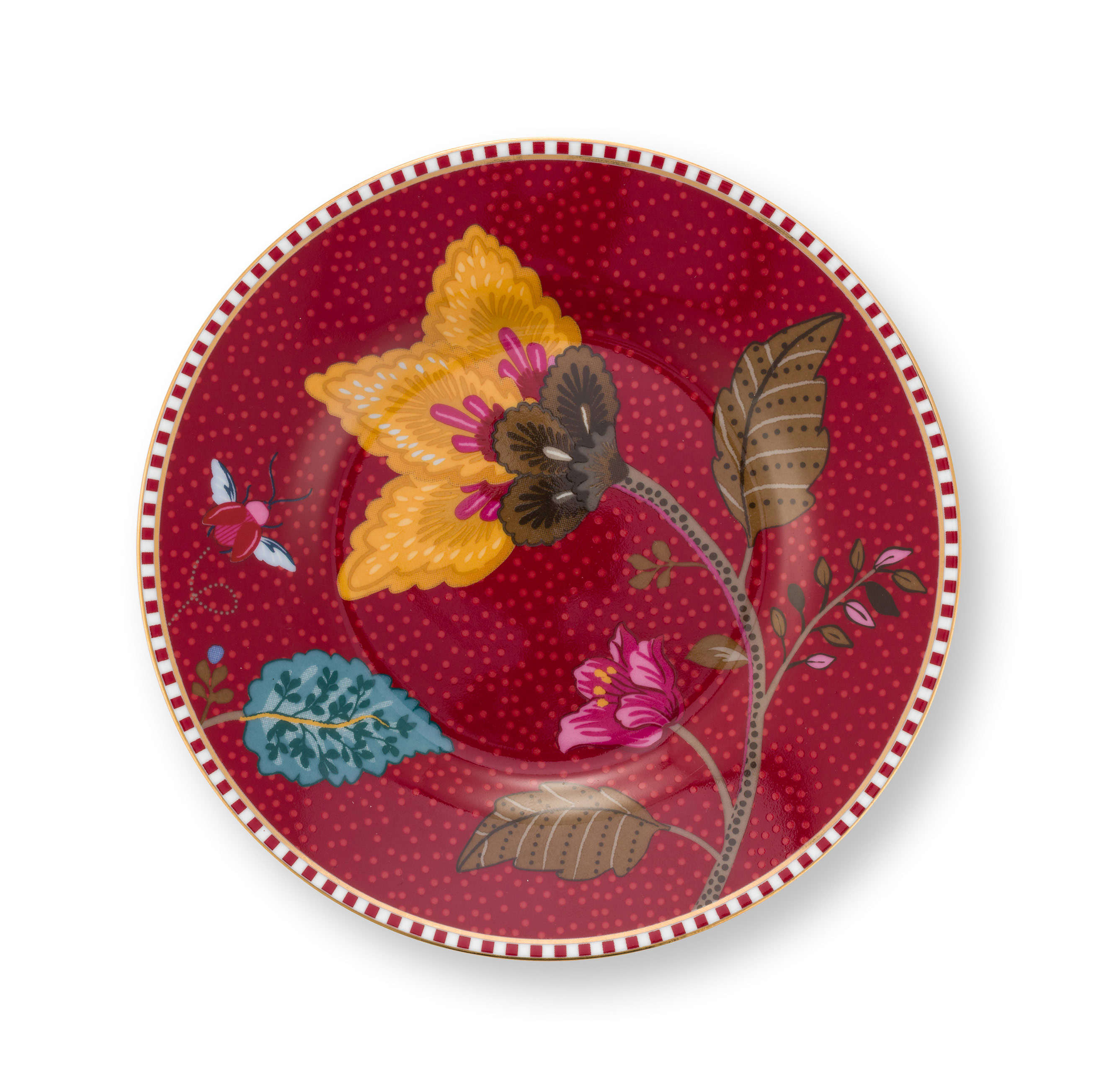 Pip Studio Petit Four Teller Blooming Tales | Dark Red