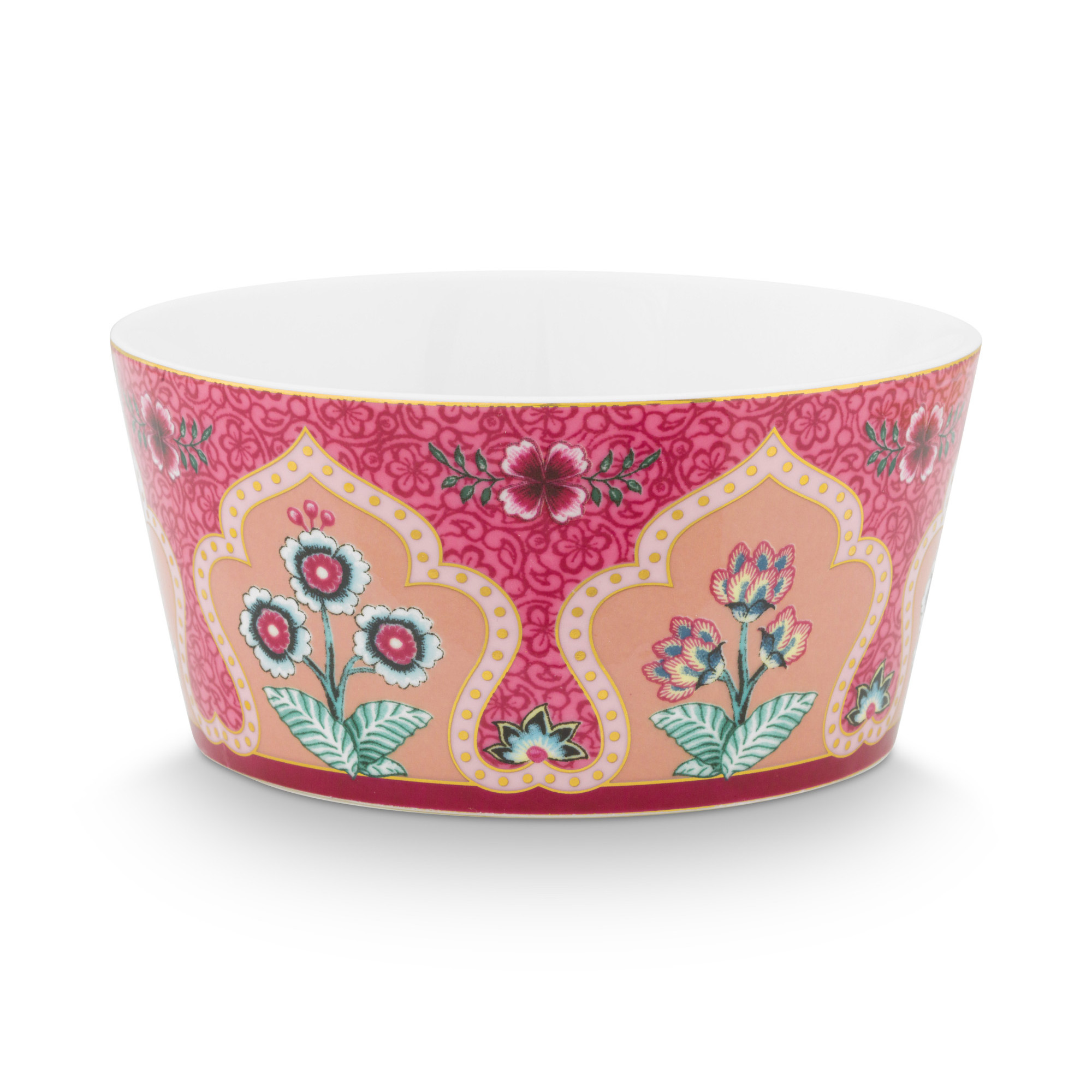 Pip Studio Geschenkset Schüsseln Flower Festival | Dunkelpin