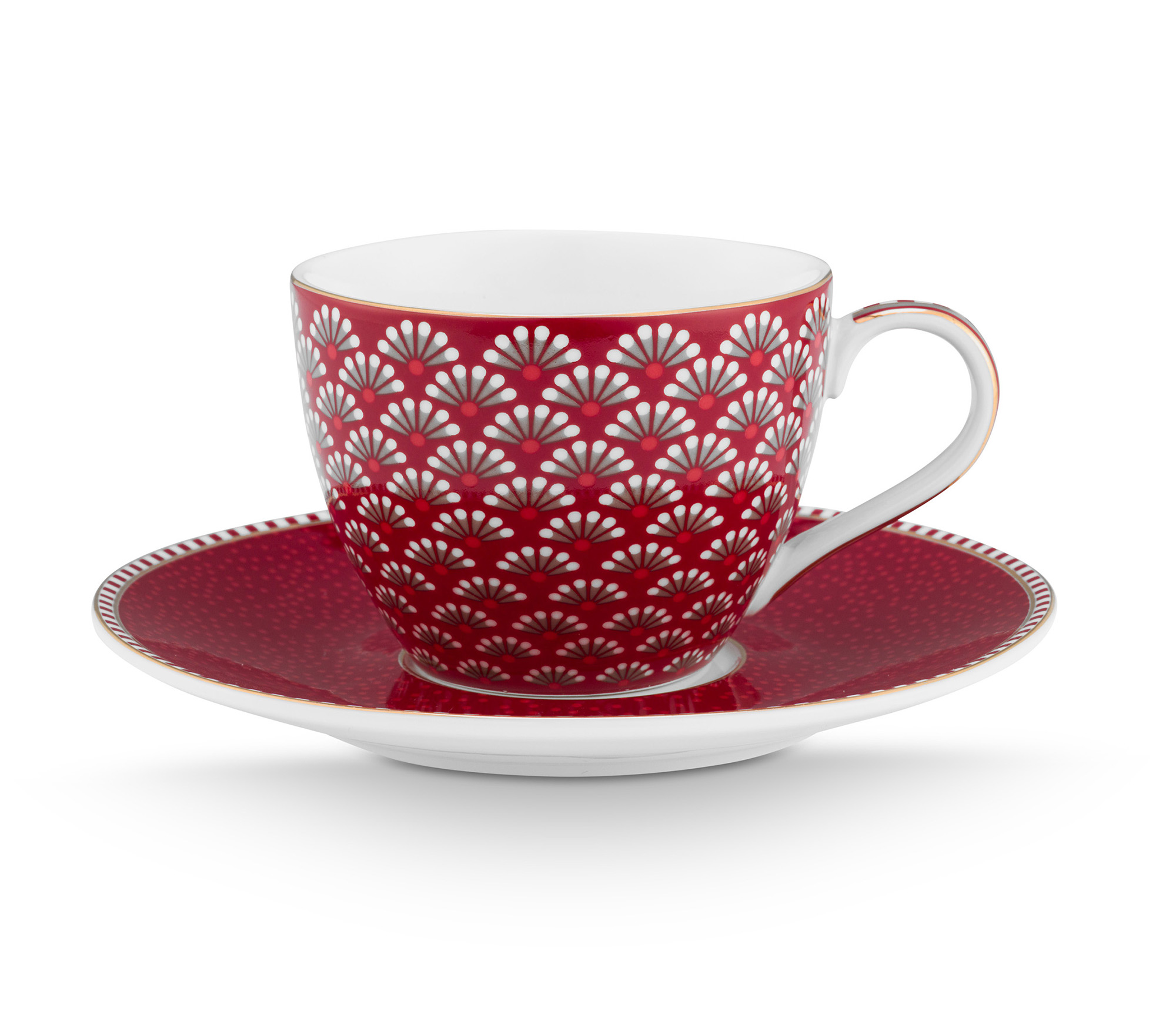 Pip Studio Espresso Tasse & Untertasse Blooming Tales | Dark