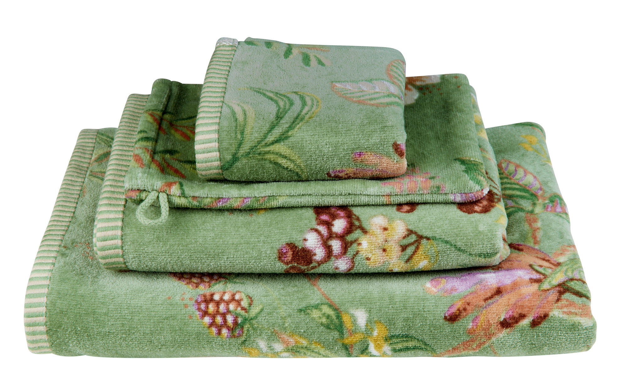 Pip Studio Duschtuch Secret Garden | Green
