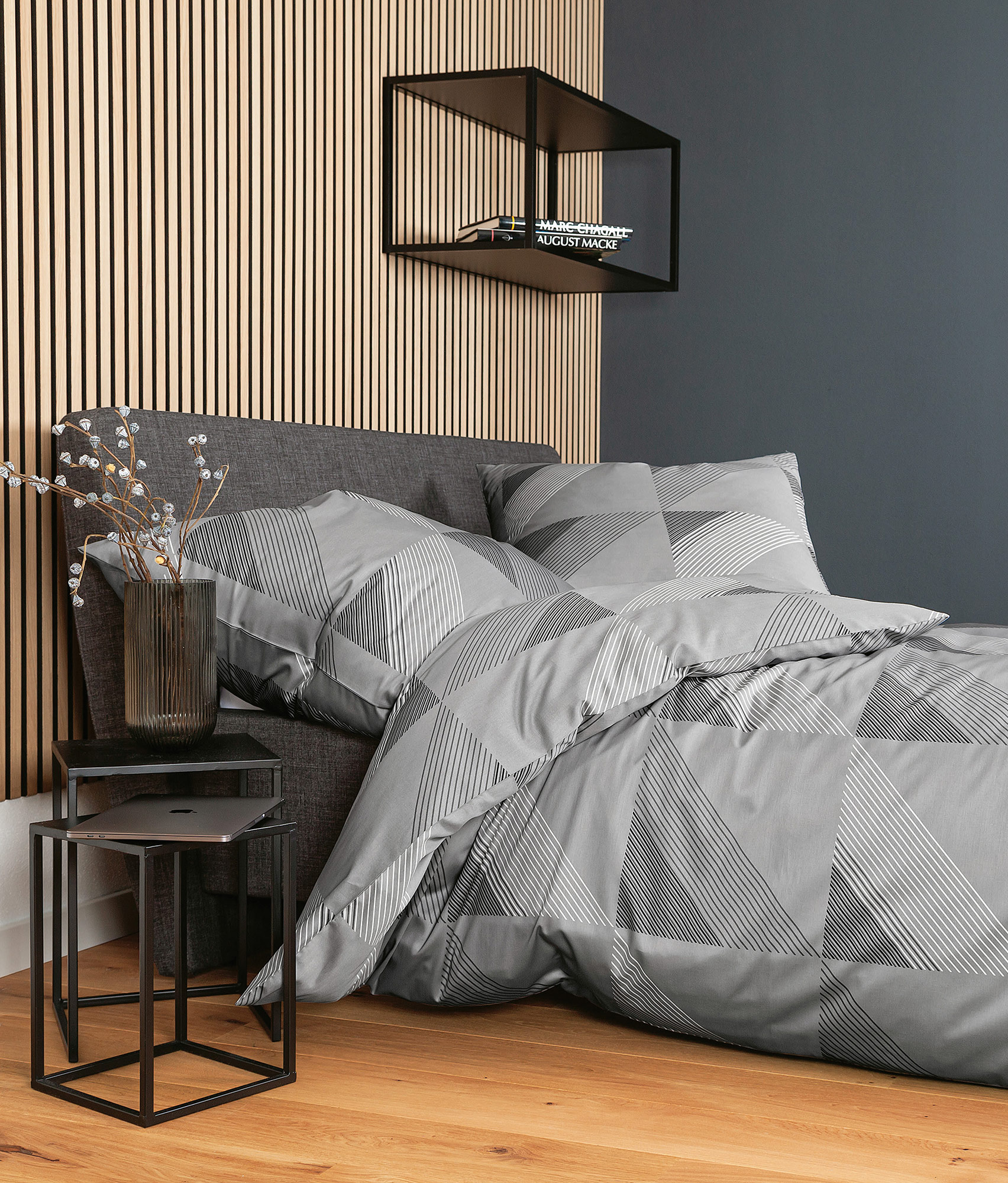 Janine Mako Satin Bettwäsche J. D. | 08 grau