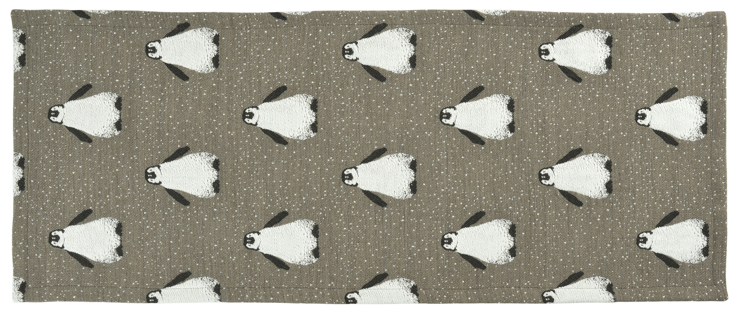 Sander Tischläufer Ping & Friends | 27 taupe