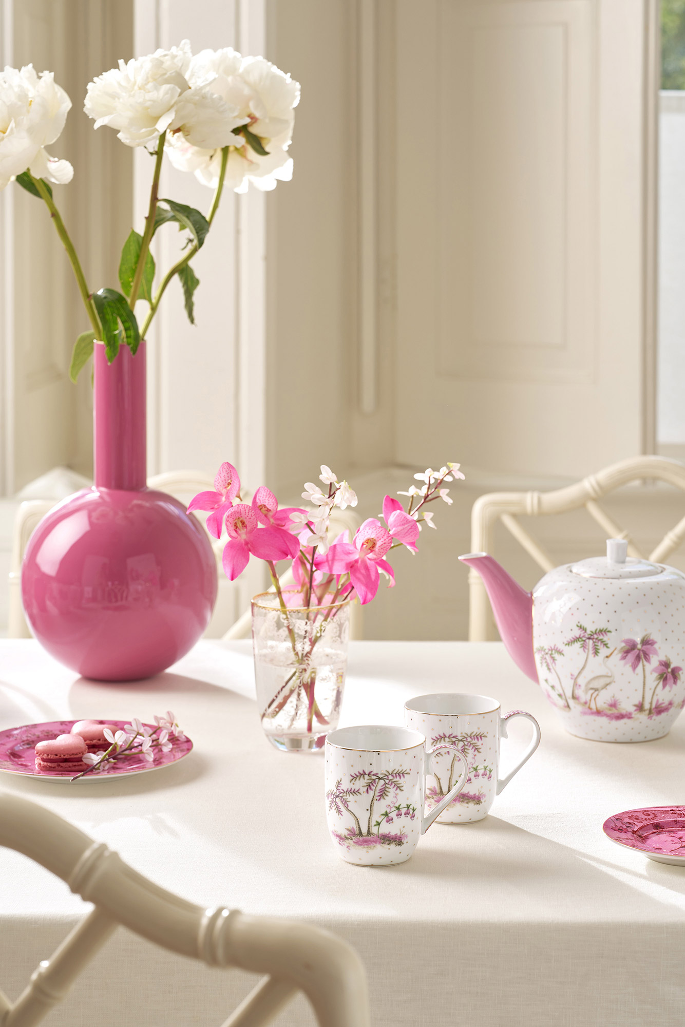 Pip Studio 2er Set Tassen klein Jolie | gold pink