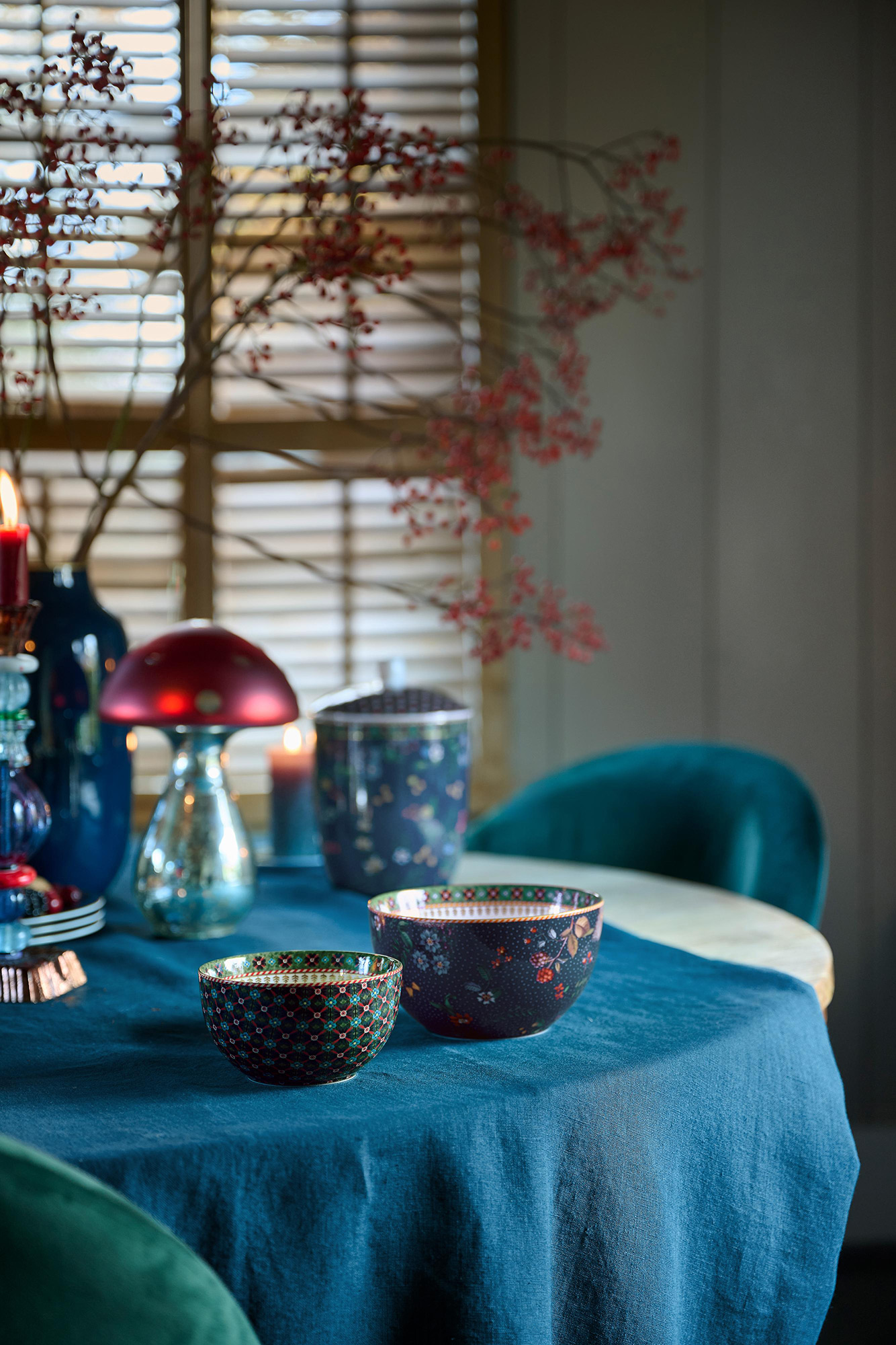 Pip Studio Schale Berry Blues | grün