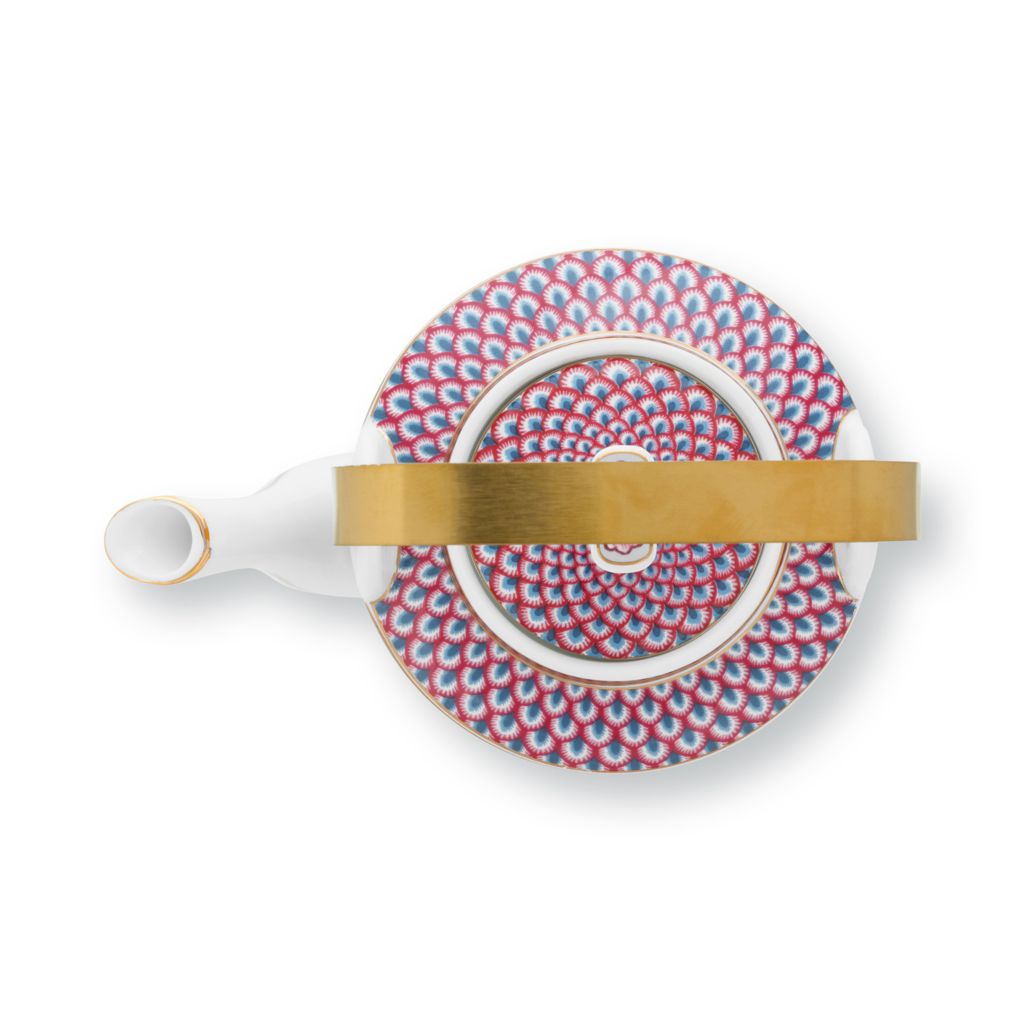 Pip Studio Geschenkset Teekanne Flower Festival | Blau