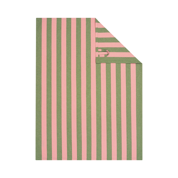 Cawö Geschirrtuch Prints & Stripes 546 | 24 oliv/rosa