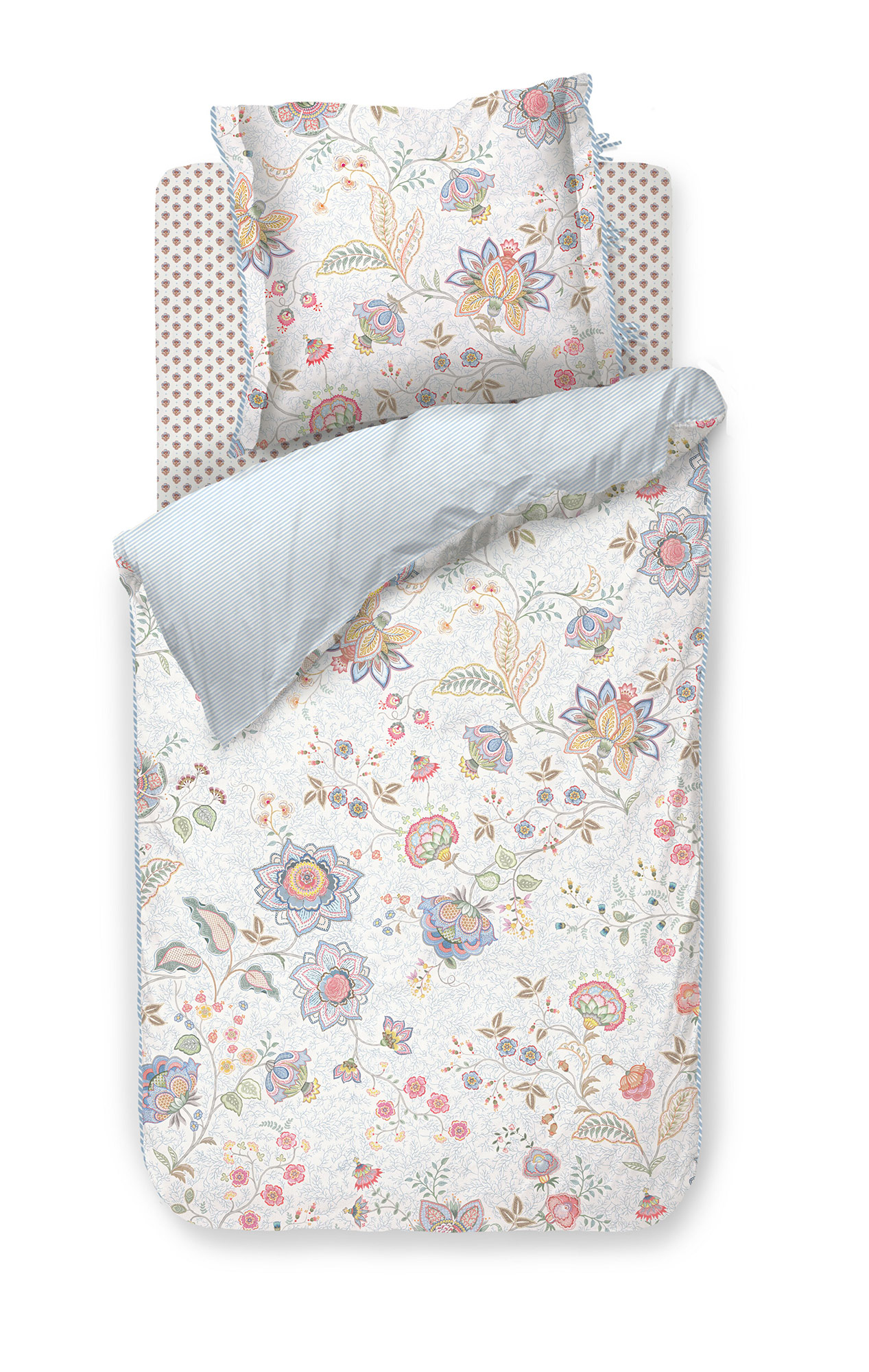 Pip Studio Perkalbettwäsche Mumbai Morning | Hellblau