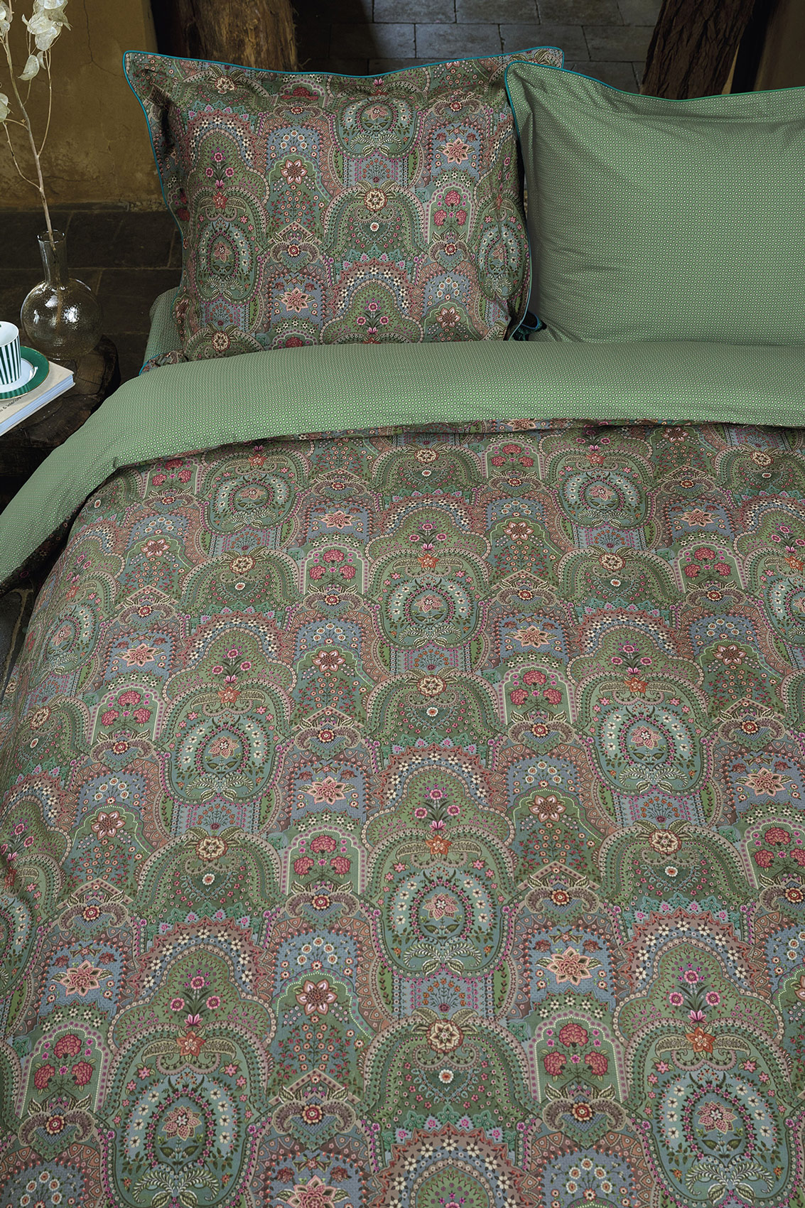 Pip Studio Perkalbettwäsche Little Jabali | Green