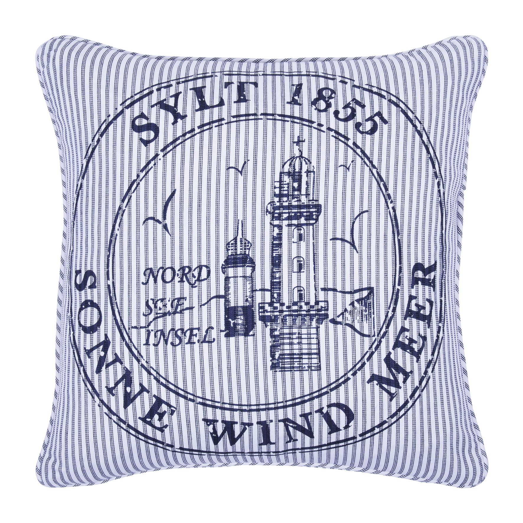 Pad Kissenhülle Ocean Sylt | blue