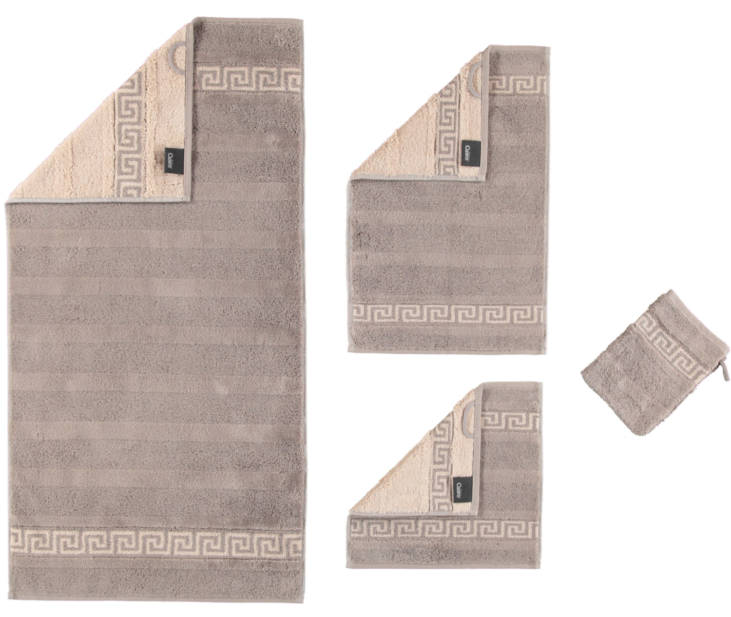 Cawö Handtuch Noblesse Duo 1003 | 70 Graphit