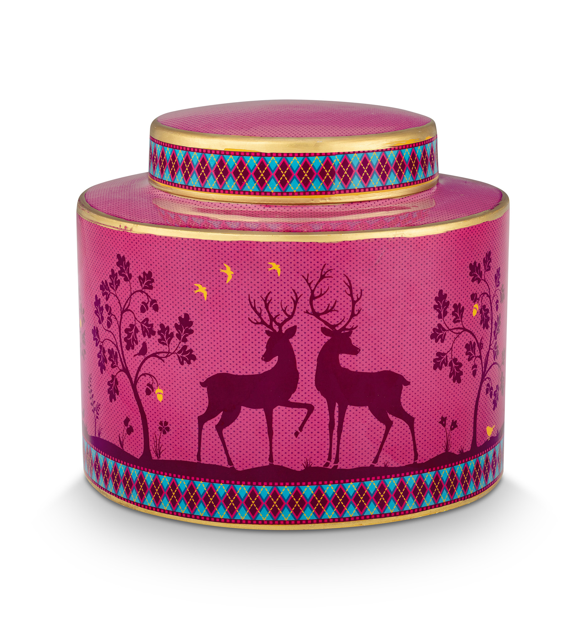 Pip Studio Ingwer Glas Deerest Darling | Pink