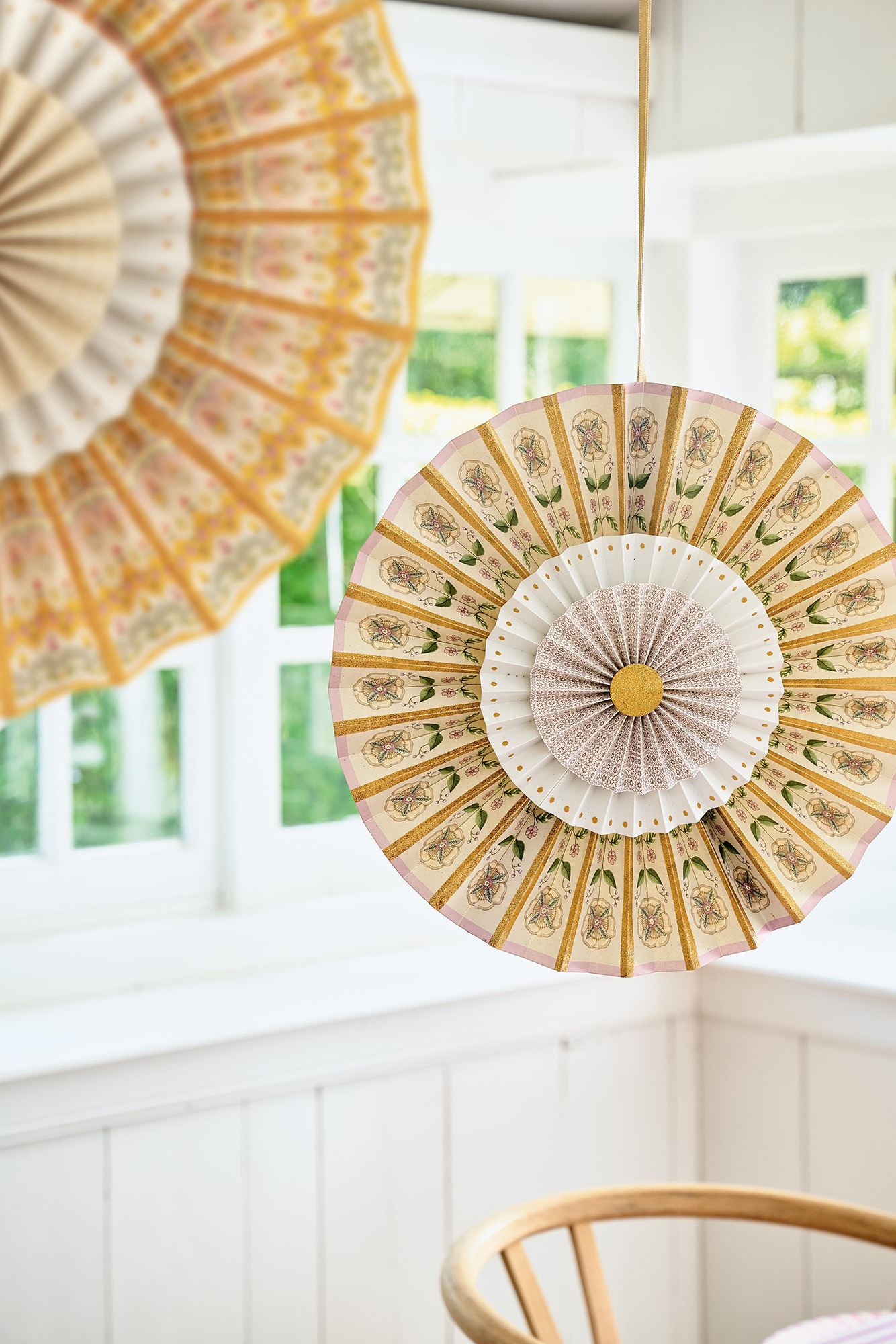 Pip Studio Papierfächer  Lily & Lotus | Yellow