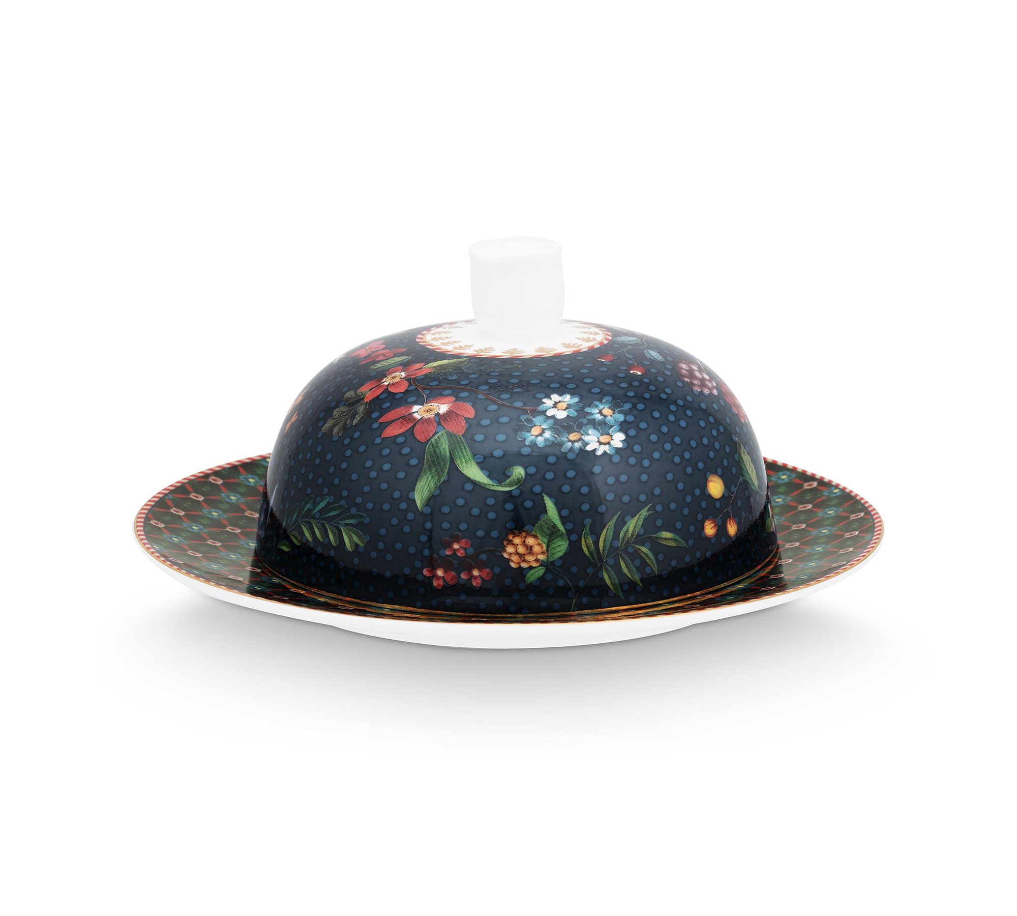 Pip Studio Butterschale rund Berry Blues | blau