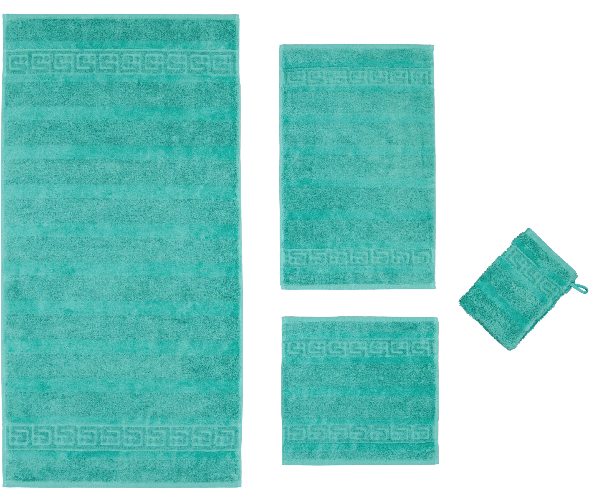 Cawö Handtuch Noblesse 1001 | 421 smaragd