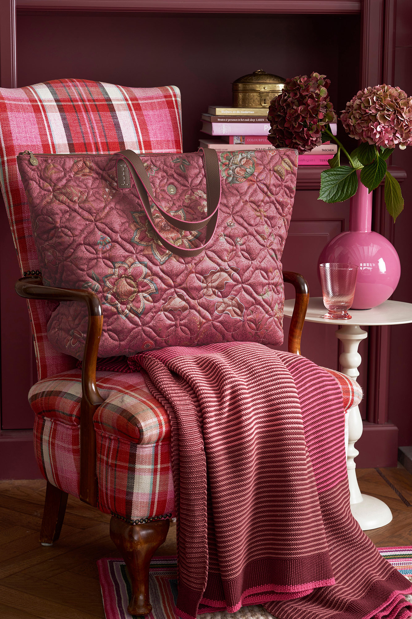 Pip Studio Tragetasche Tilda Mumbai Morning | pink