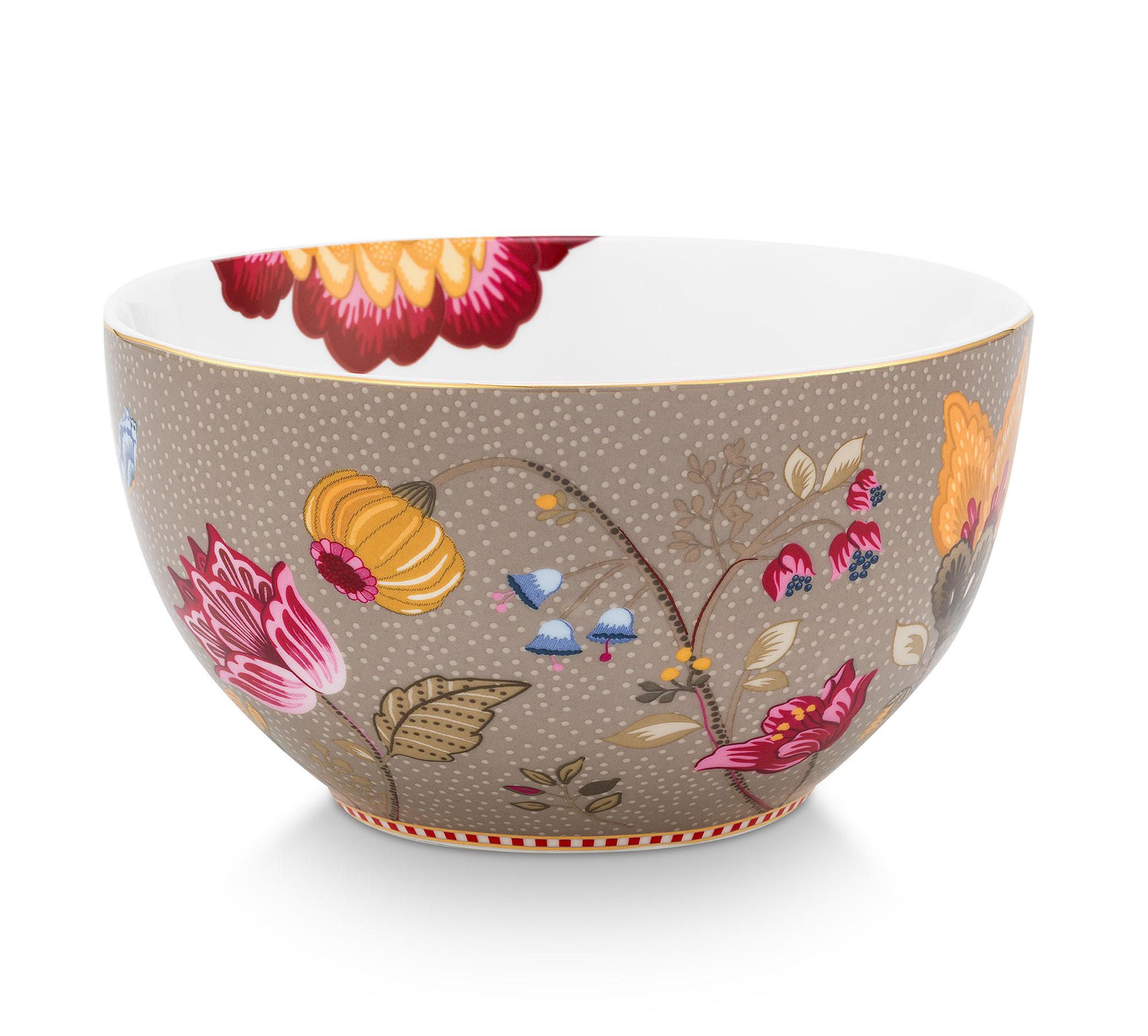 Pip Studio 3er Frühstückset Blooming Tales | Fantasy Khaki