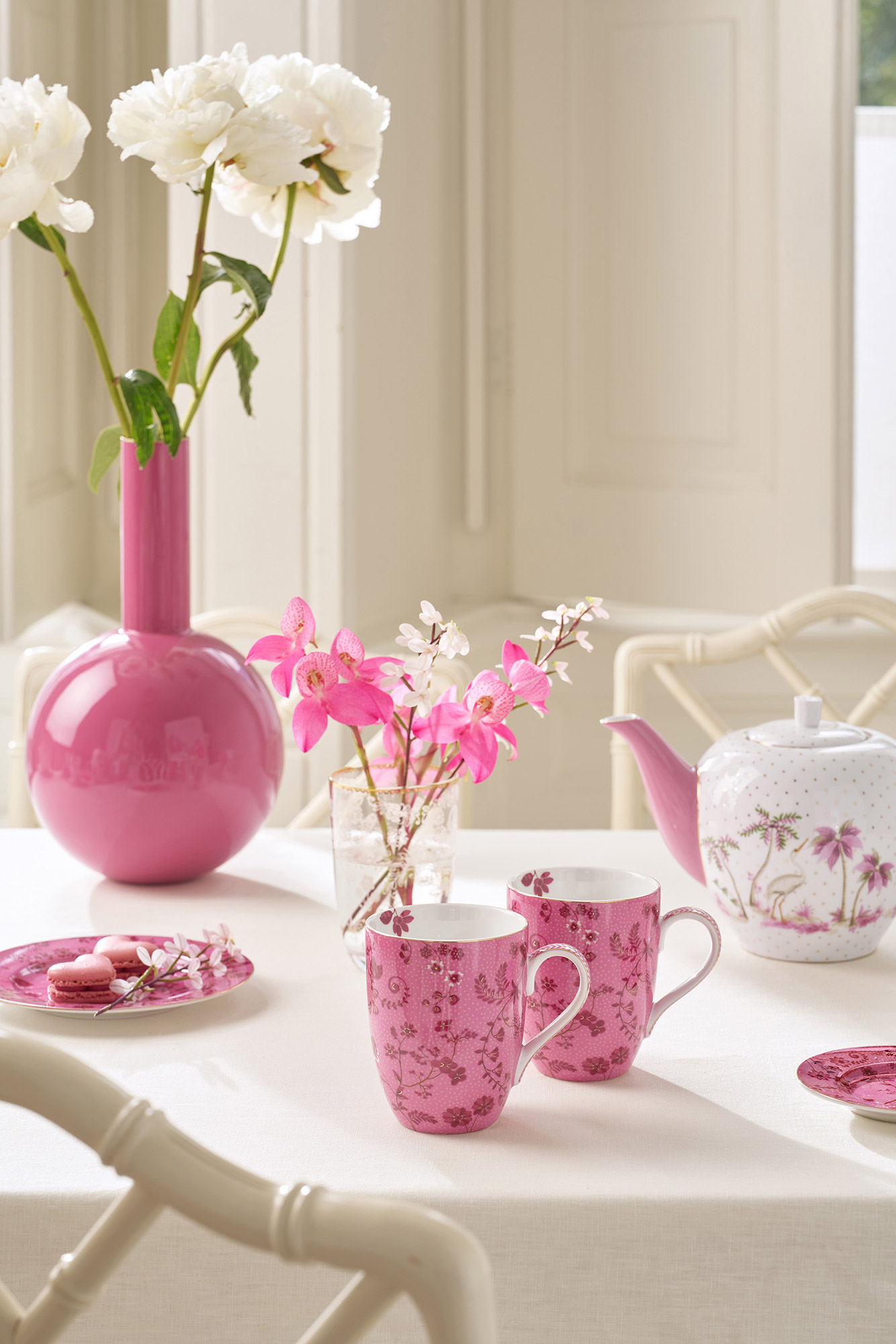 Pip Studio 2er Set Tassen gross Jolie | pink