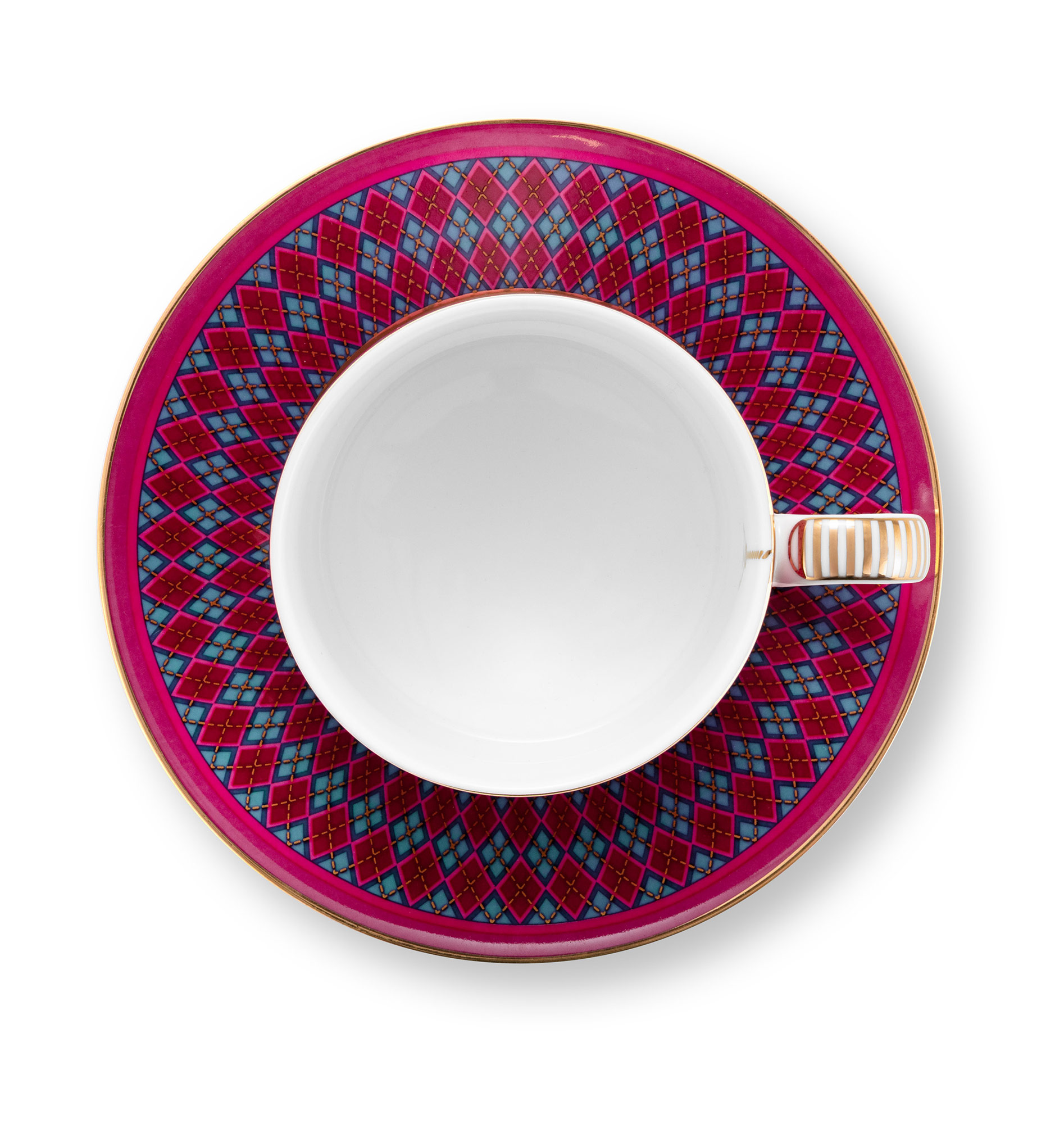 Pip Studio Tasse & Untertasse Deerest Darling | Pink